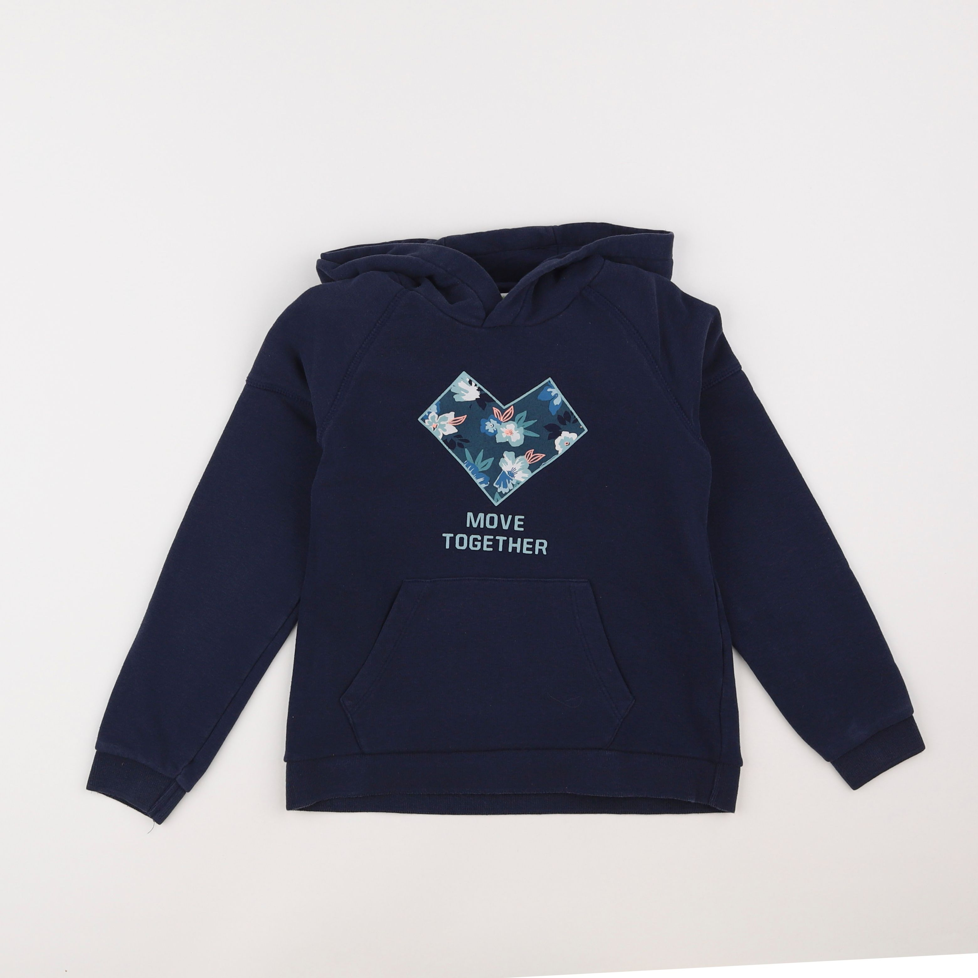 Vertbaudet - sweat bleu - 8 ans