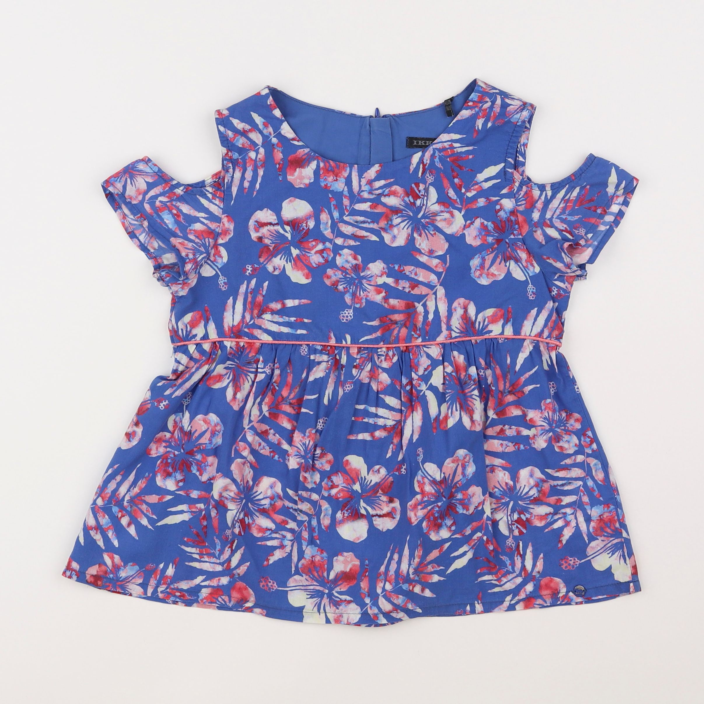 IKKS - blouse bleu - 10 ans