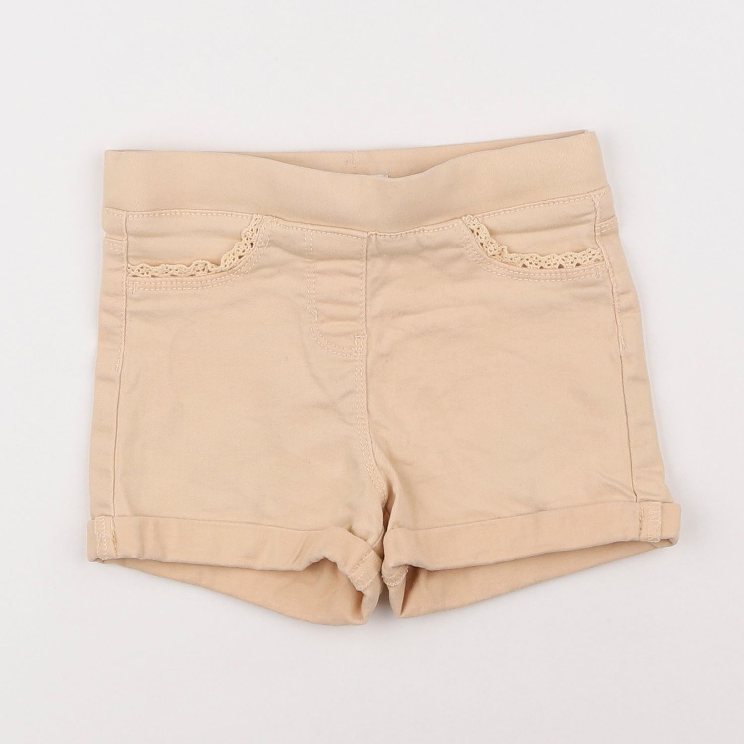 Vertbaudet - short orange - 5 ans