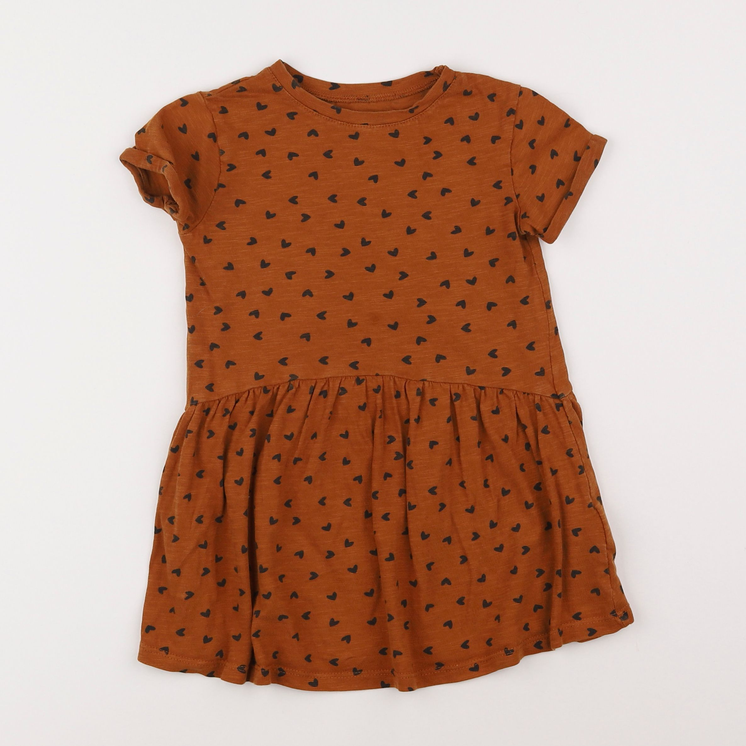 Vertbaudet - robe marron - 4 ans