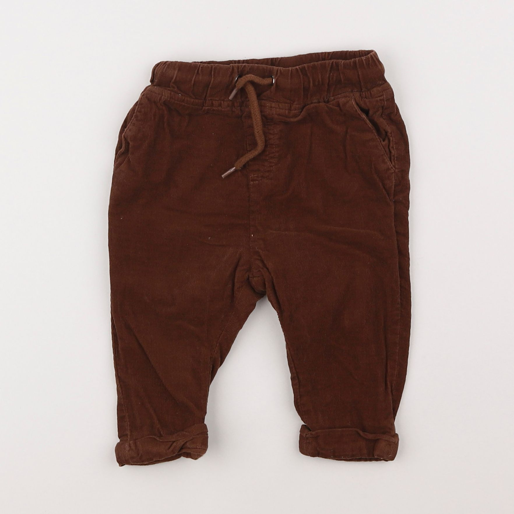 Vertbaudet - pantalon marron - 6 mois