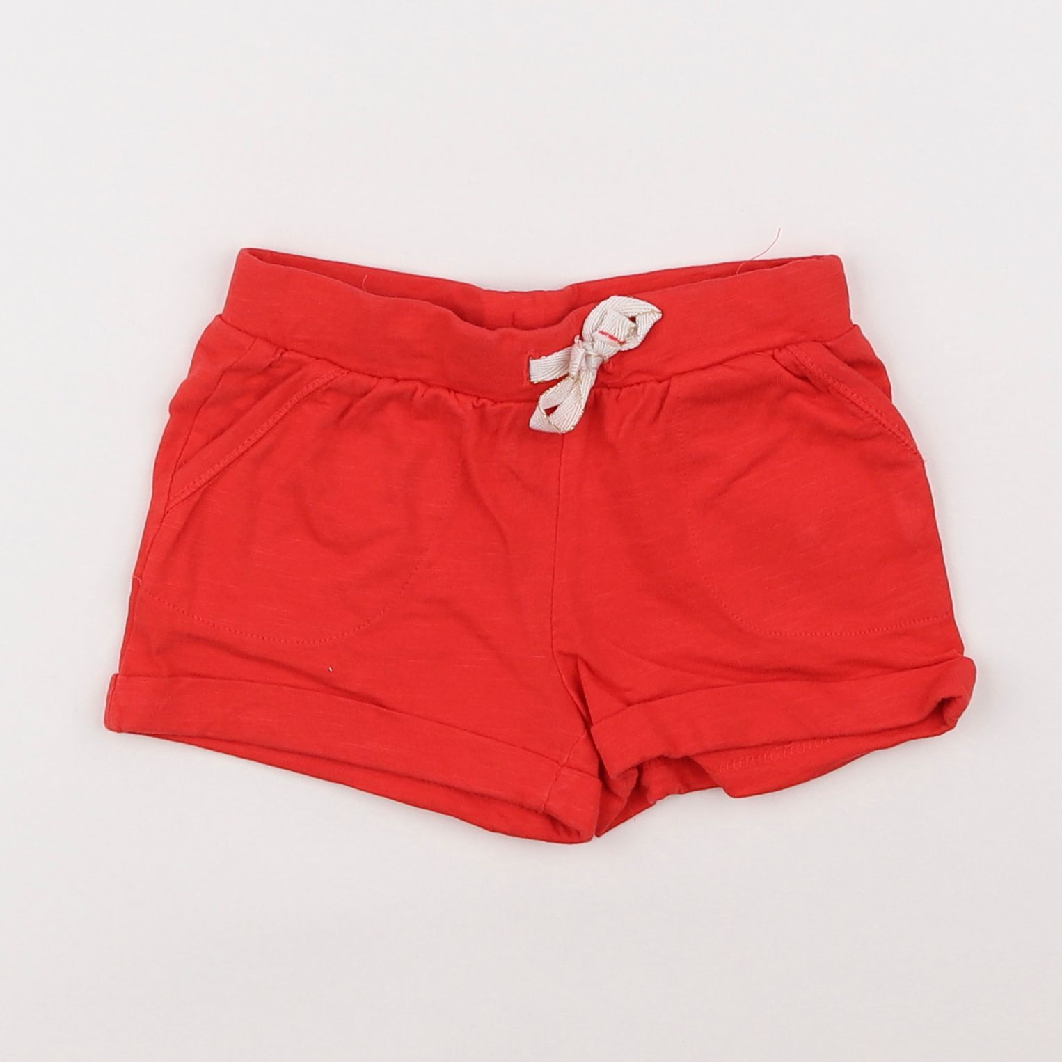 Vertbaudet - short rouge - 4 ans