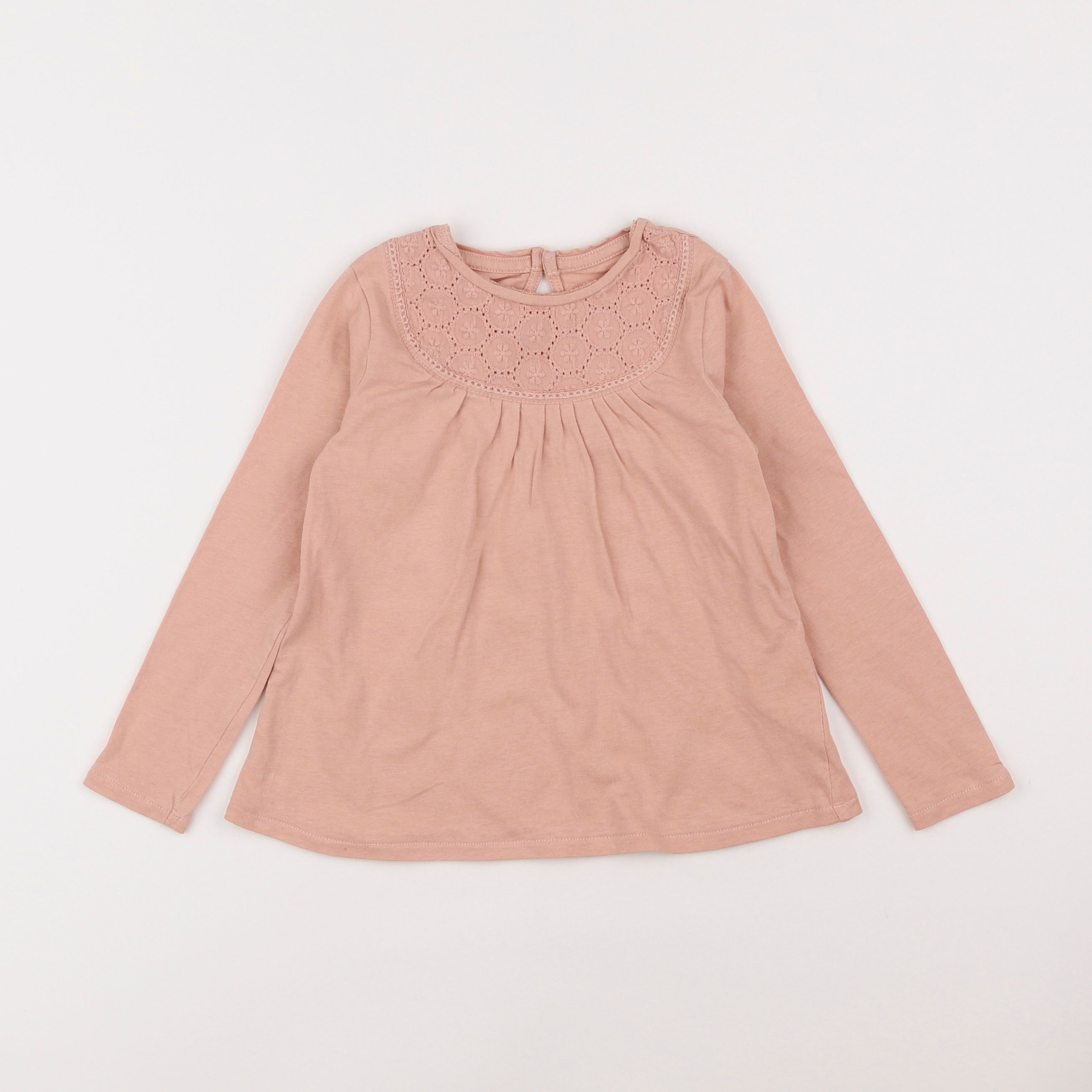 Vertbaudet - tee-shirt rose - 4 ans