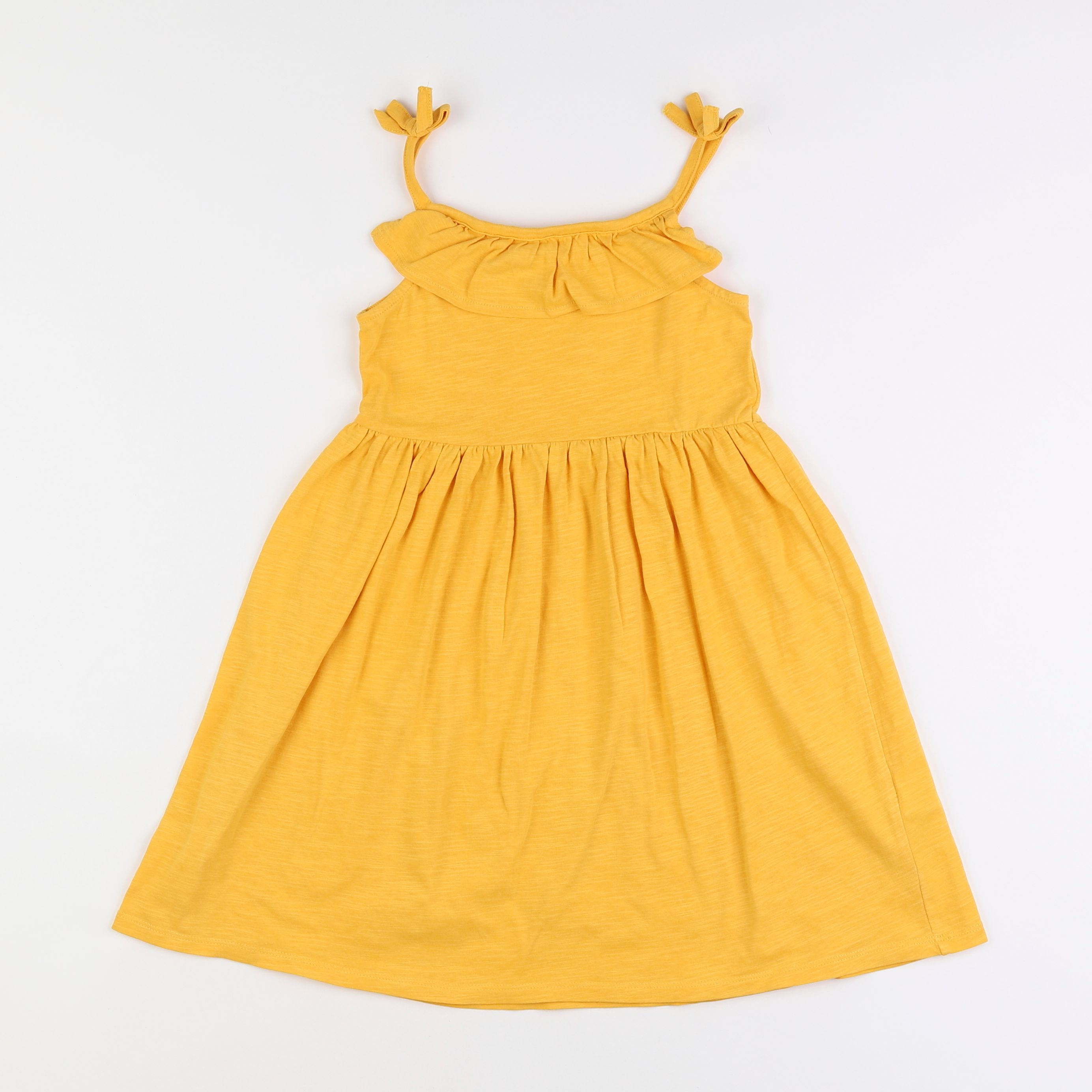 Vertbaudet - robe jaune - 6 ans