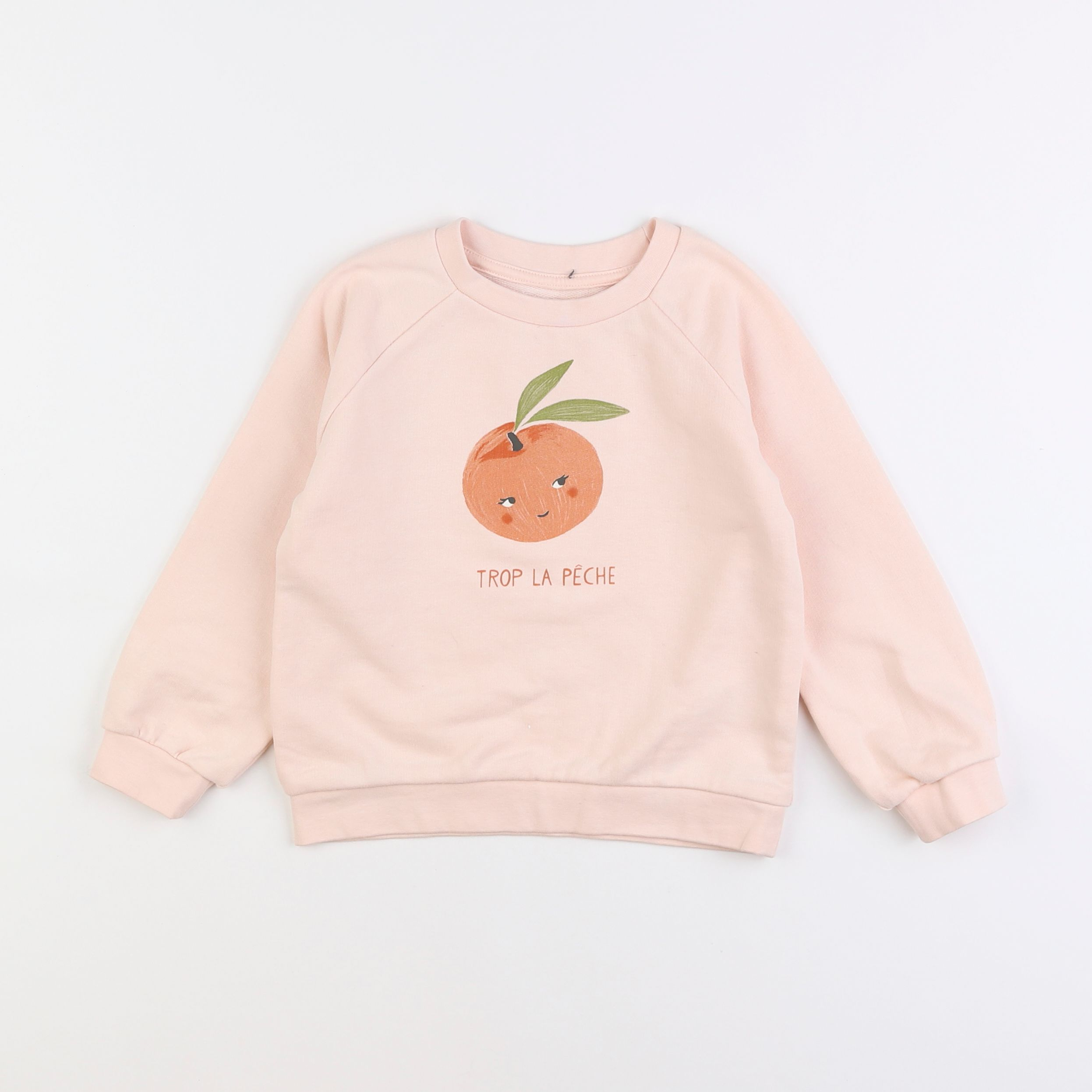 Vertbaudet - sweat rose - 4 ans