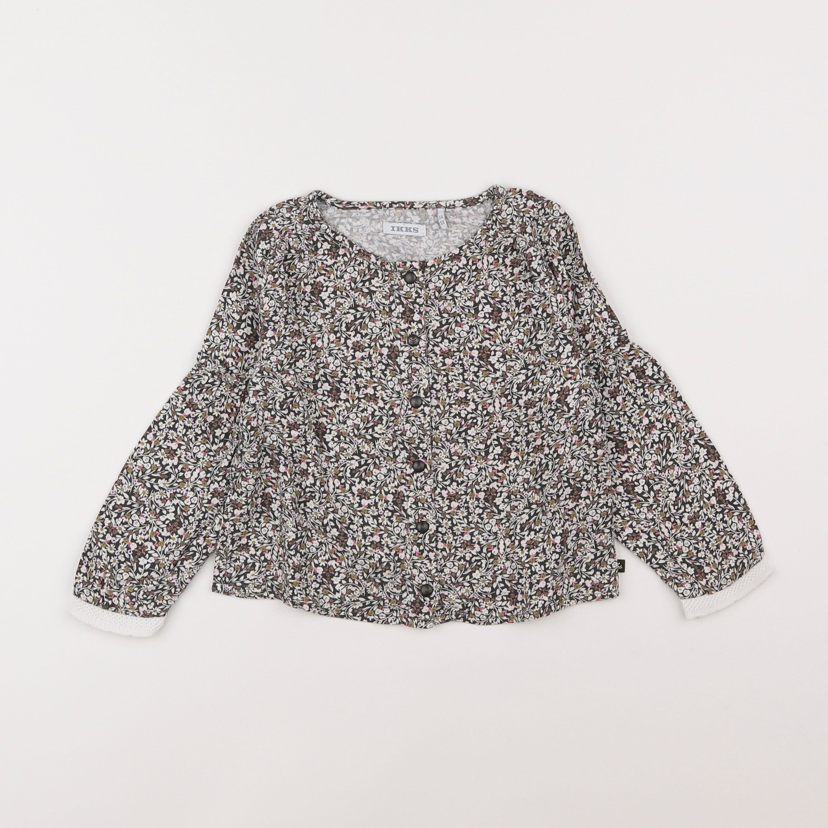 IKKS - blouse gris - 3 ans