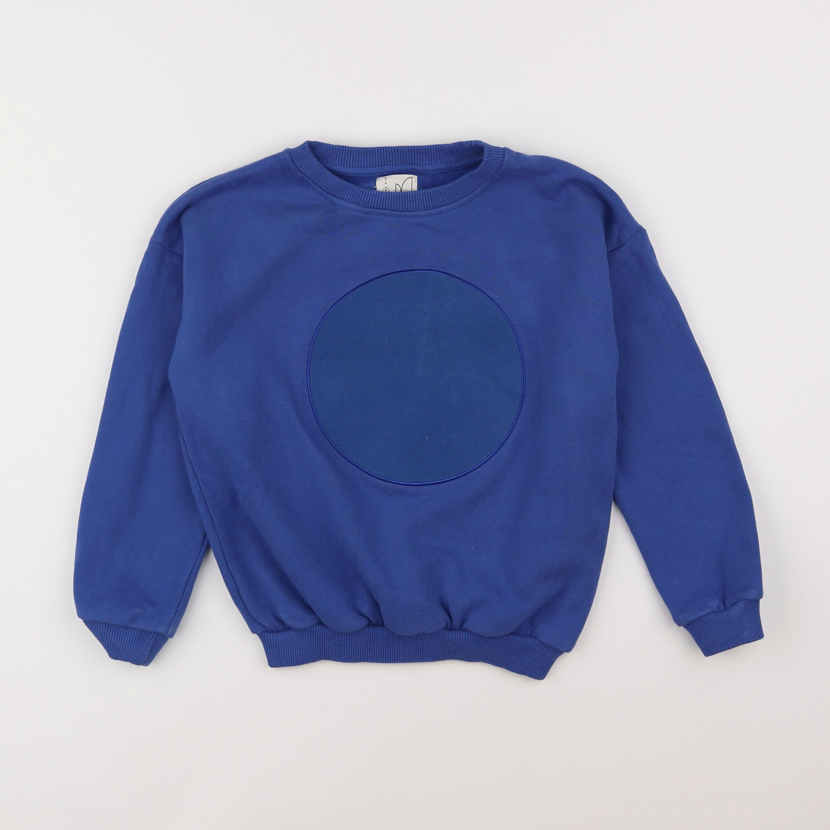 Bleu citron - sweat bleu - 7/8 ans