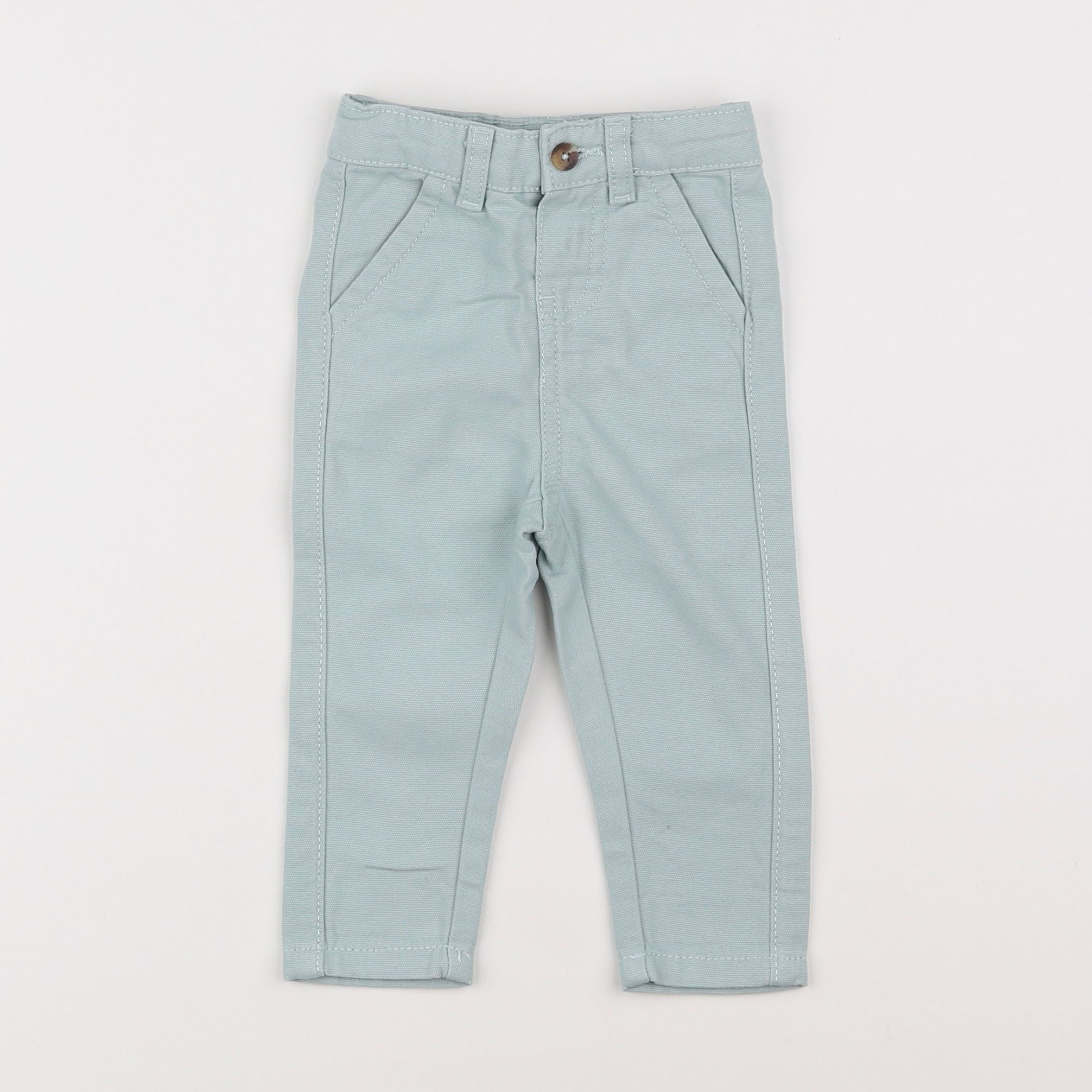 Vertbaudet - pantalon vert - 3 mois