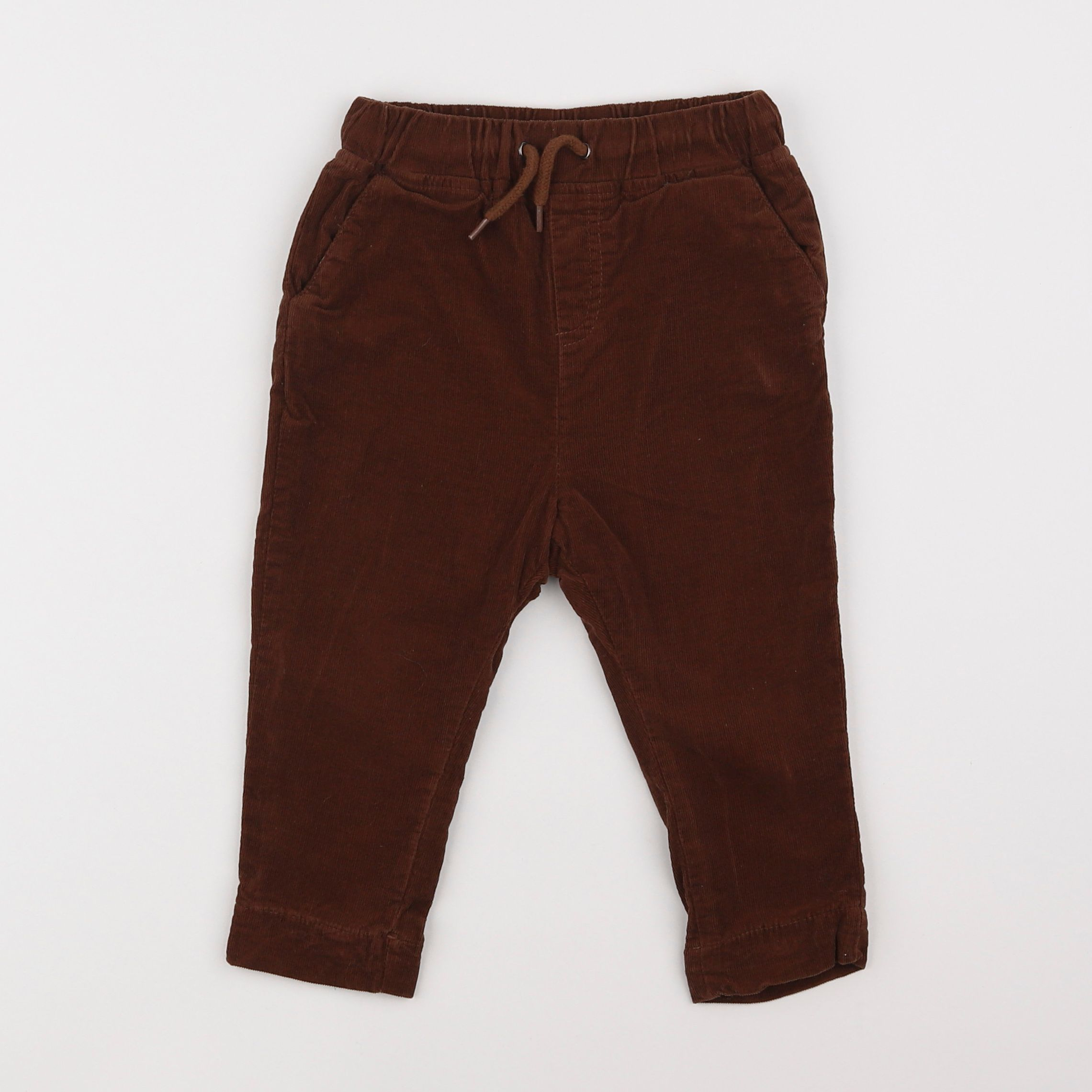 Vertbaudet - pantalon marron - 18 mois