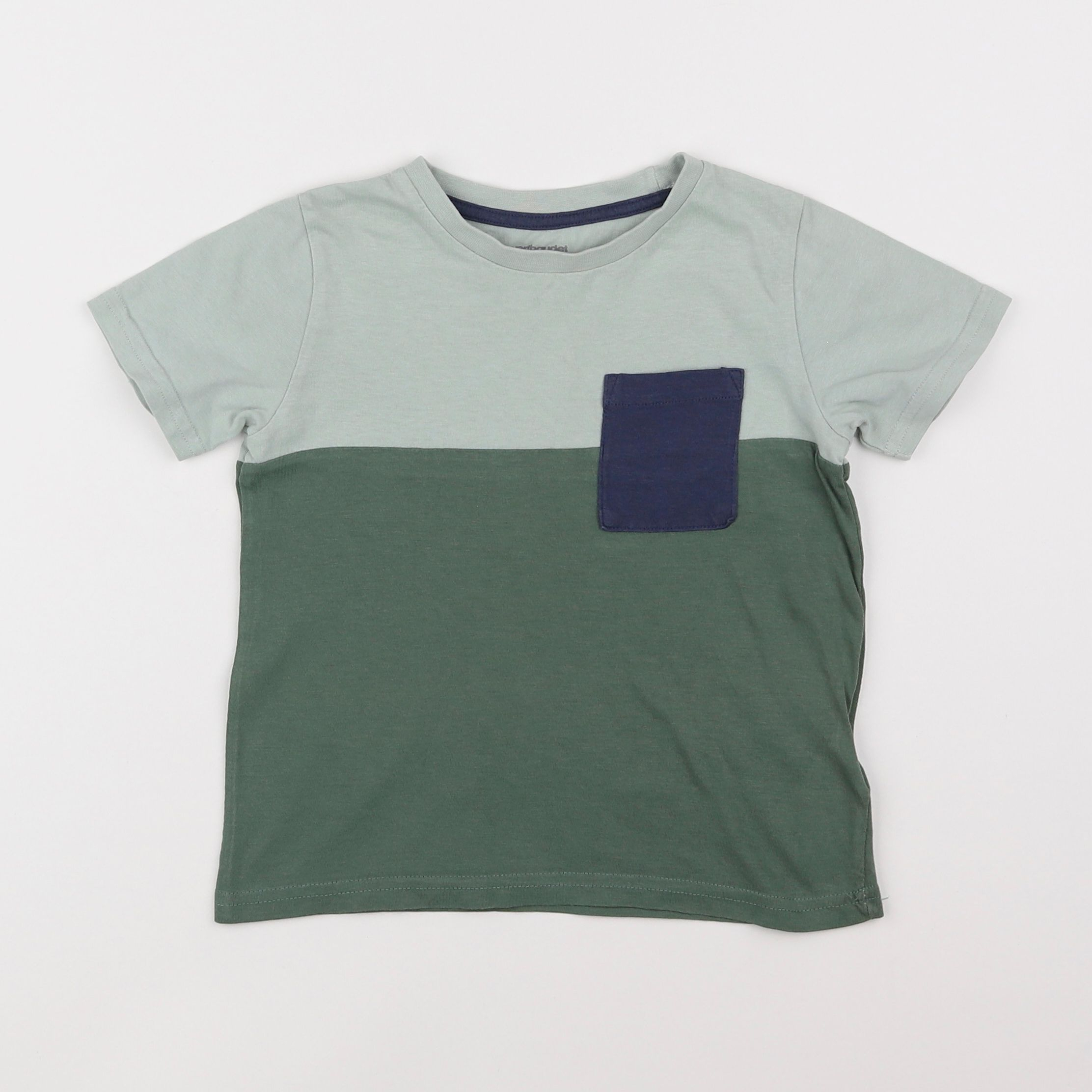 Vertbaudet - tee-shirt vert - 4 ans