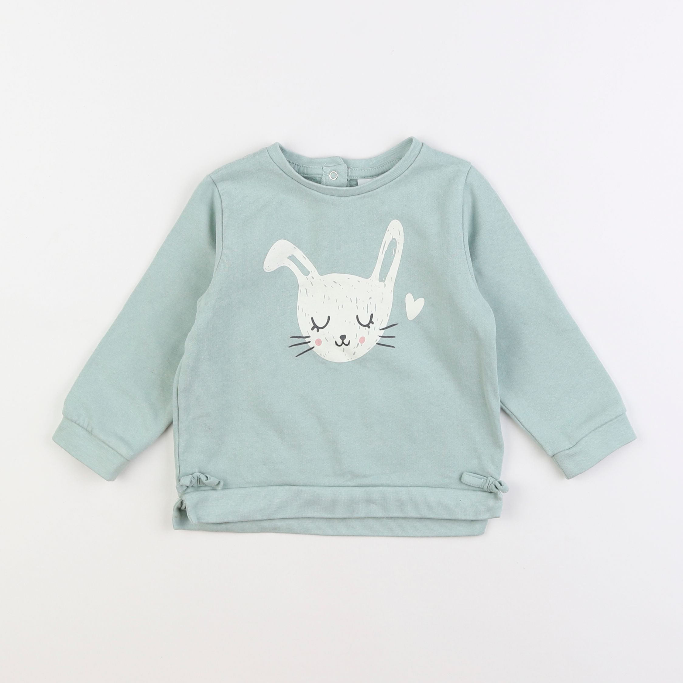 Vertbaudet - sweat bleu - 2 ans