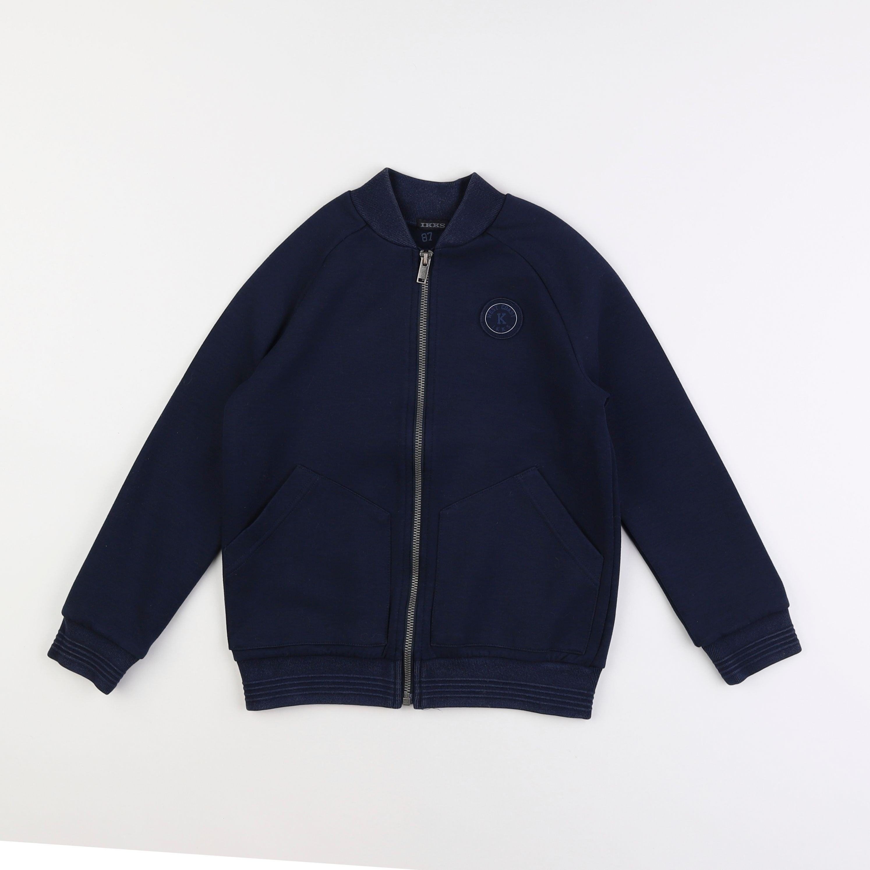 IKKS - sweat bleu - 8 ans