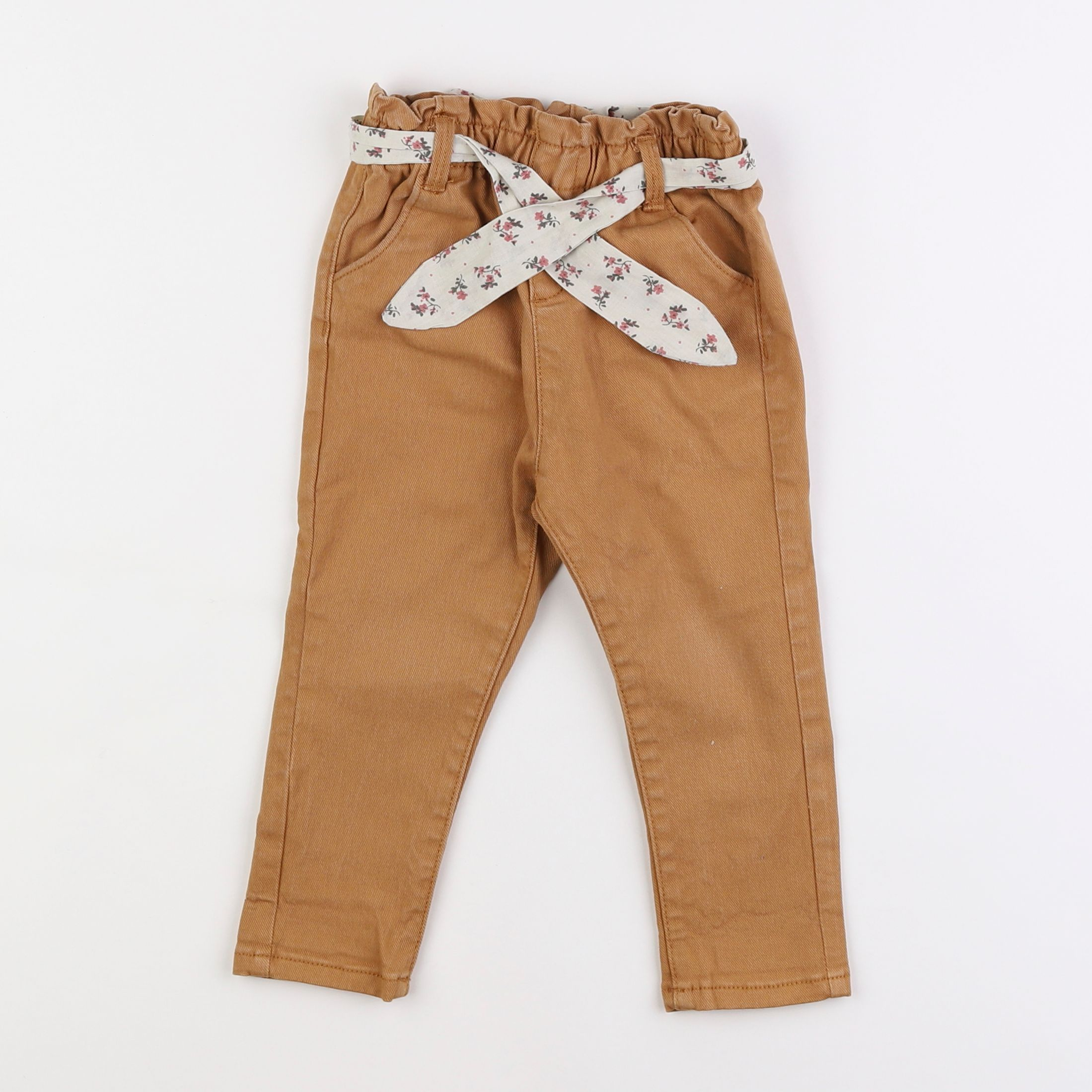 Vertbaudet - pantalon marron - 2 ans