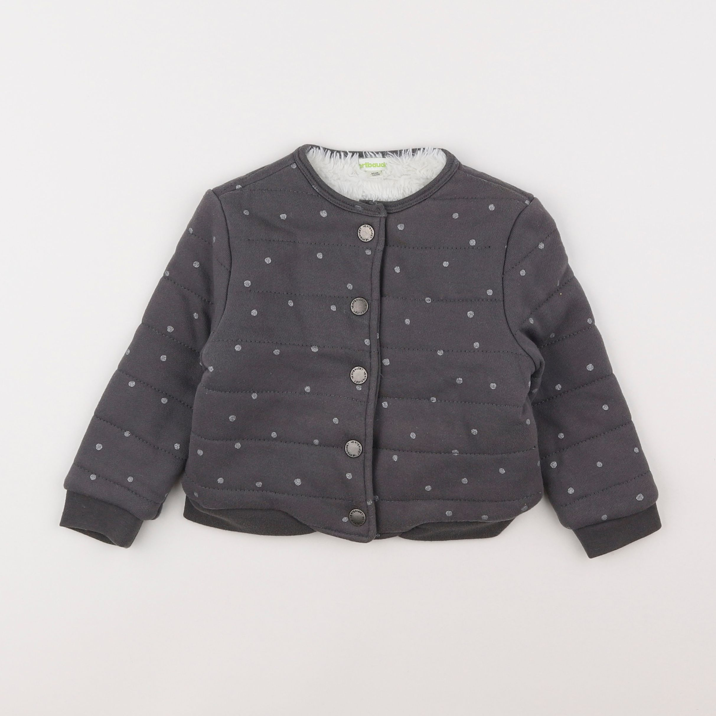 Vertbaudet - sweat gris - 3 ans