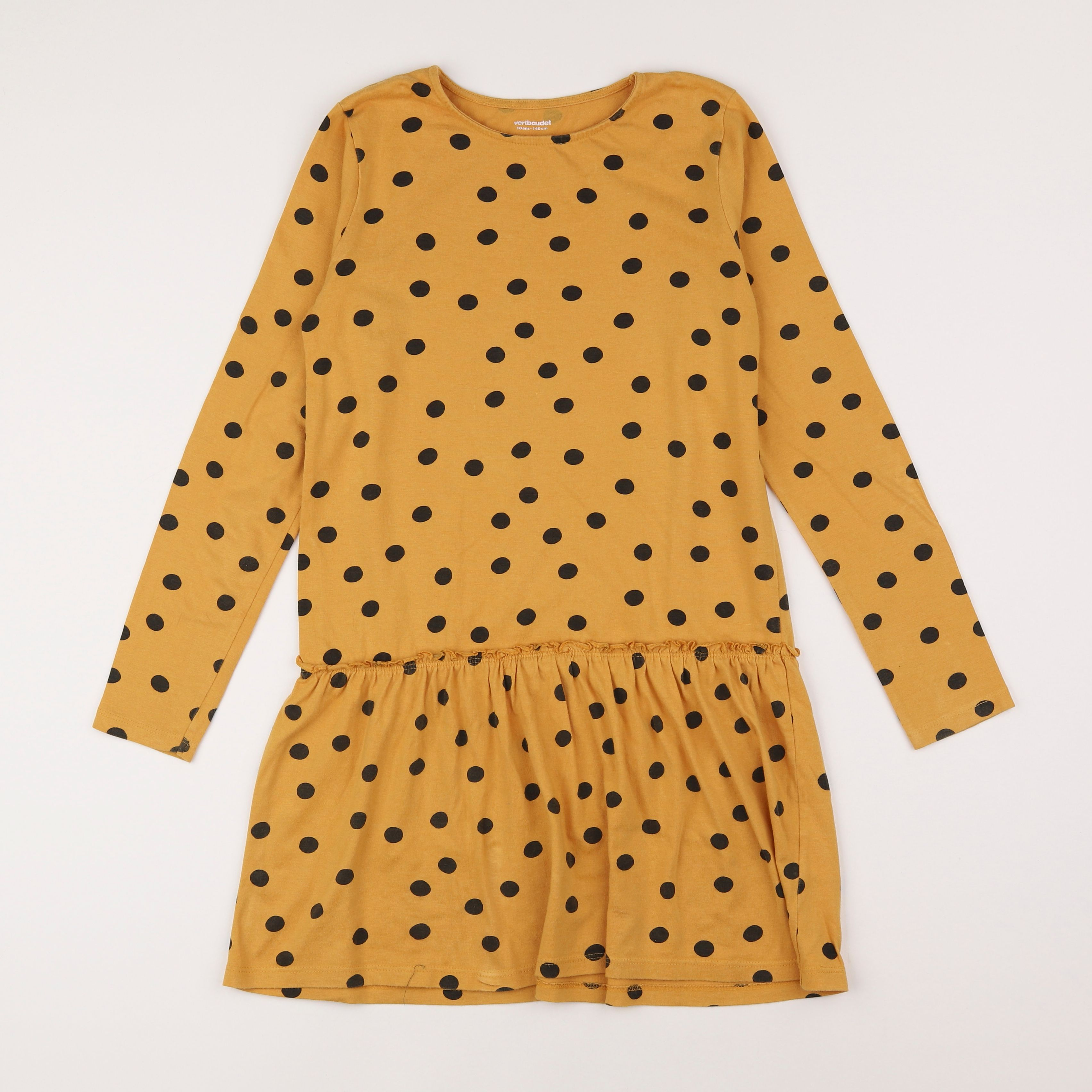 Vertbaudet - robe jaune - 10 ans