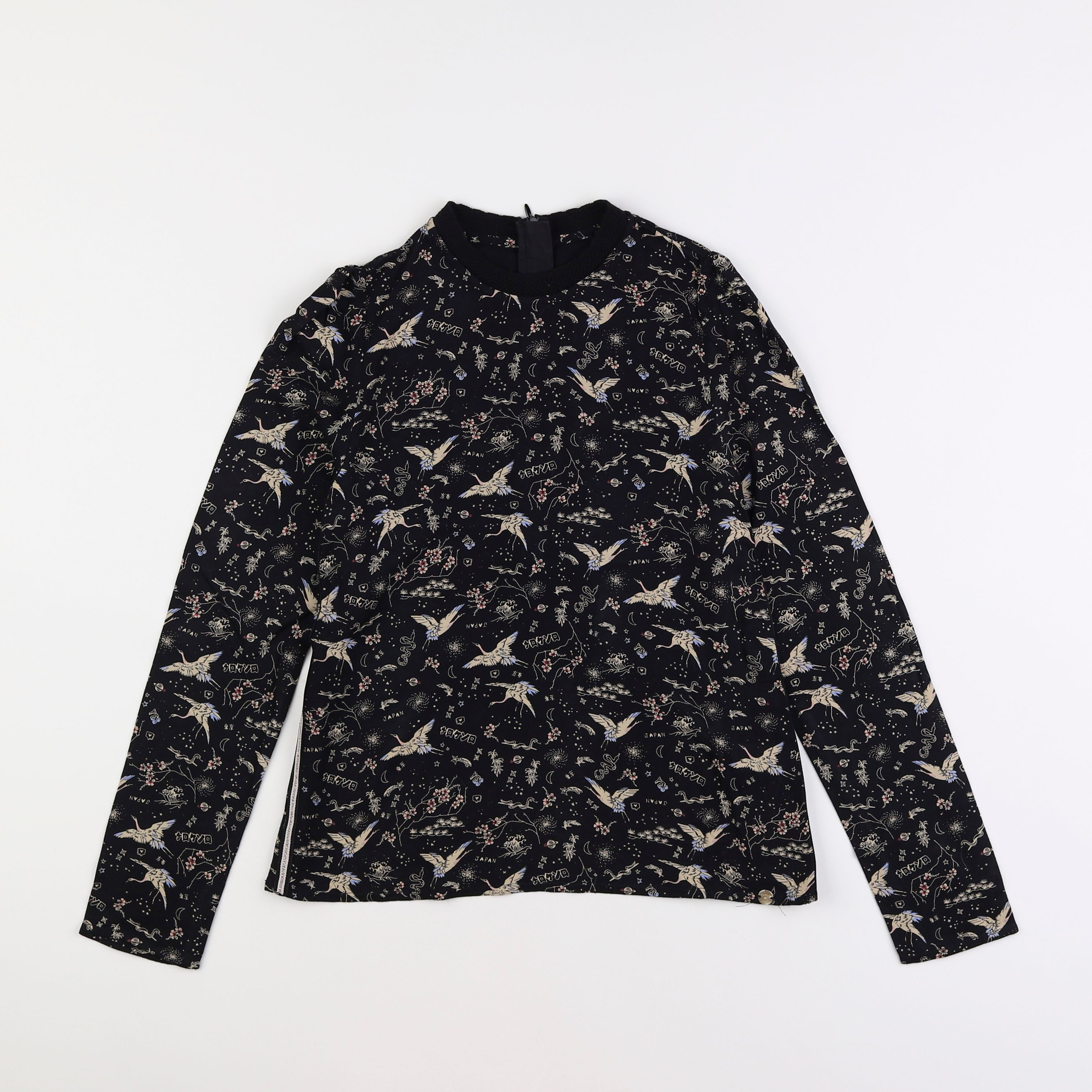 IKKS - blouse noir - 10 ans