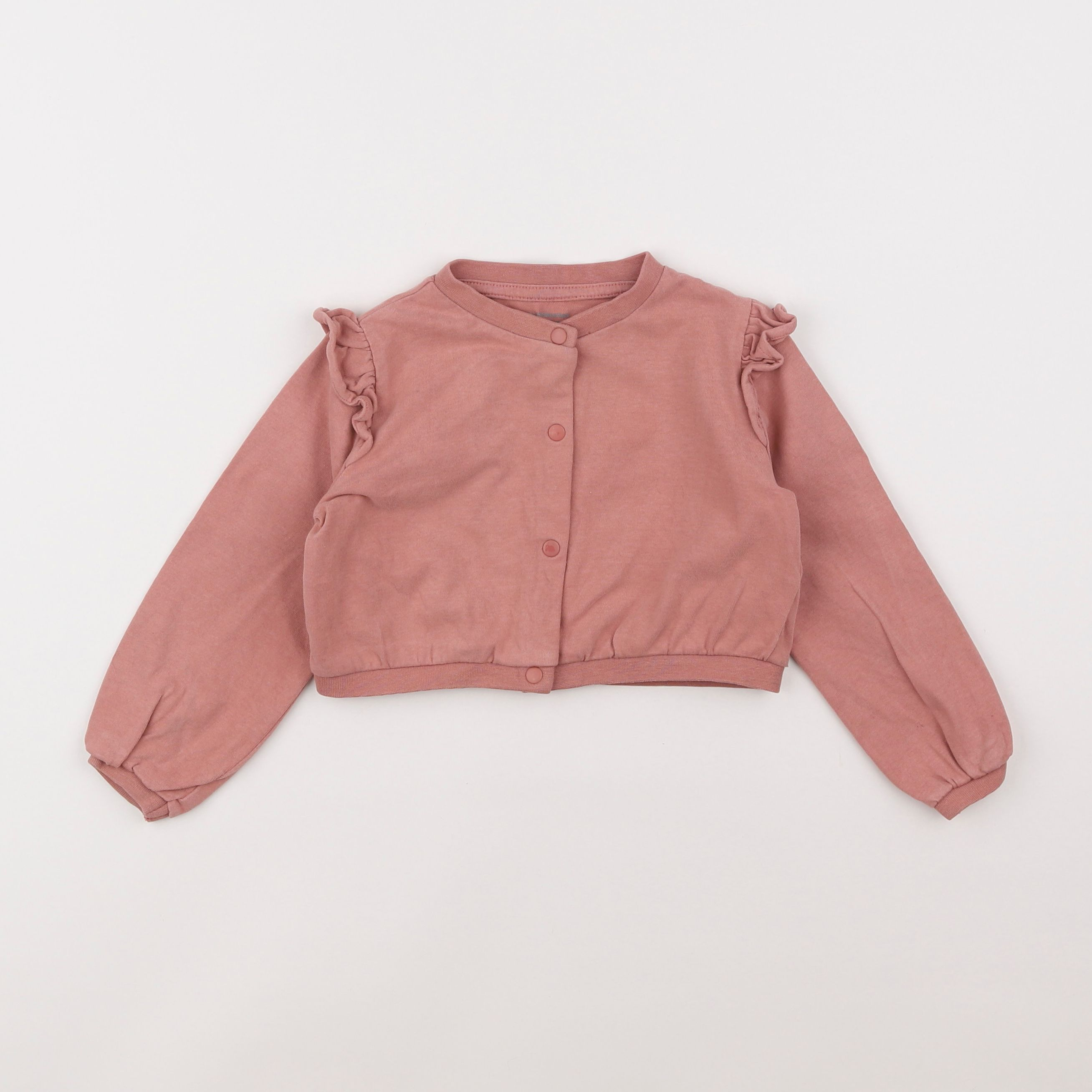 Vertbaudet - sweat rose - 2 ans