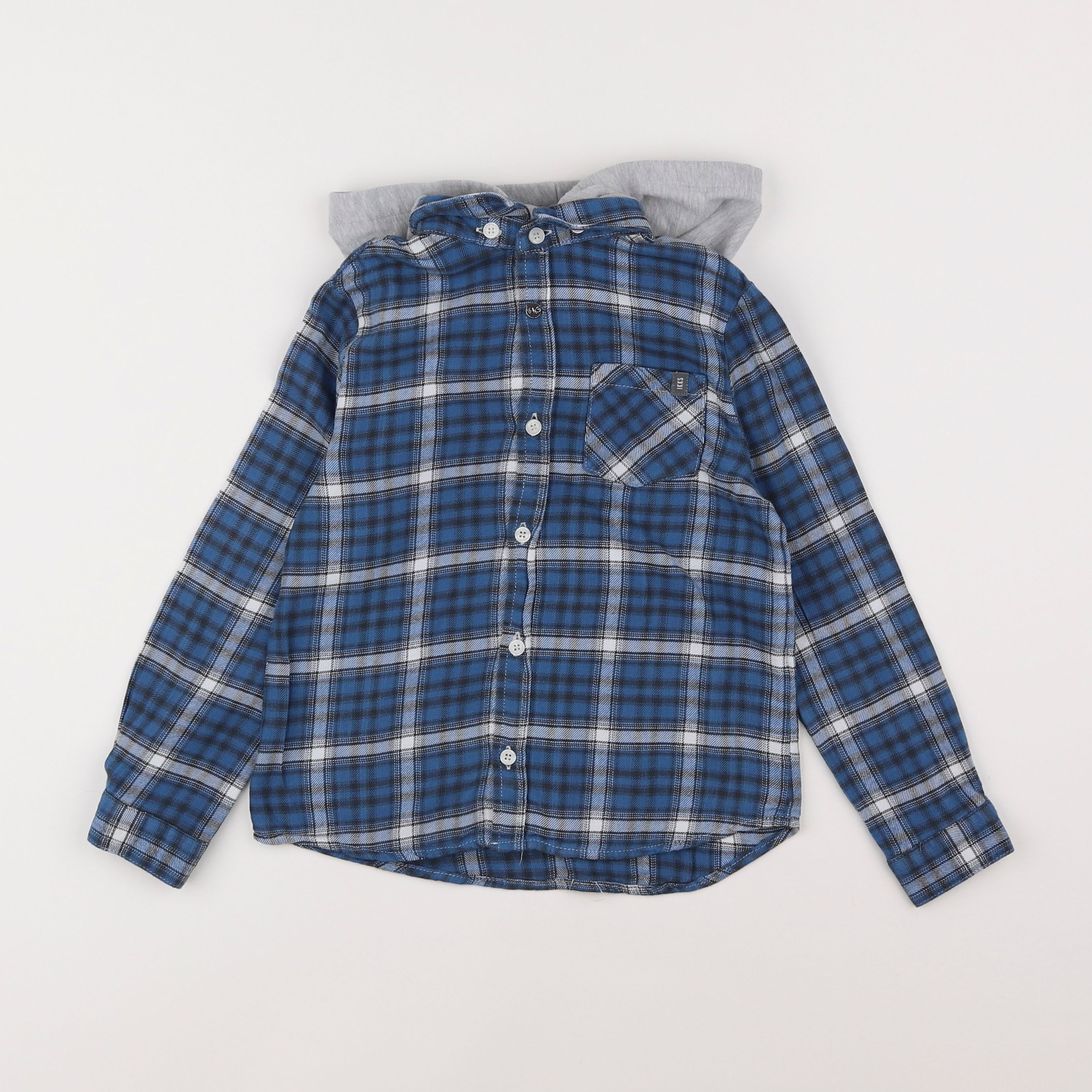 IKKS - chemise bleu - 6 ans