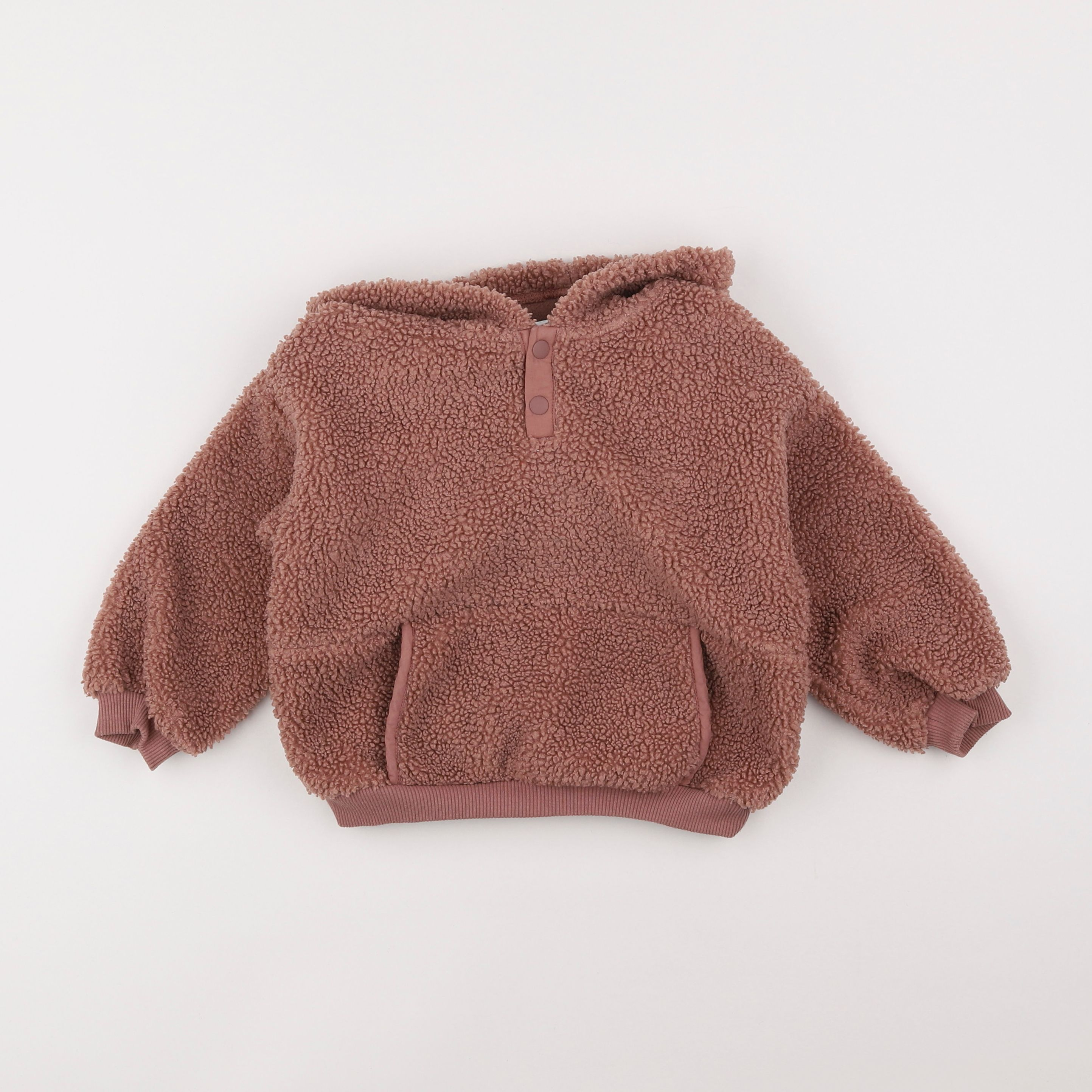 Vertbaudet - sweat marron - 4 ans