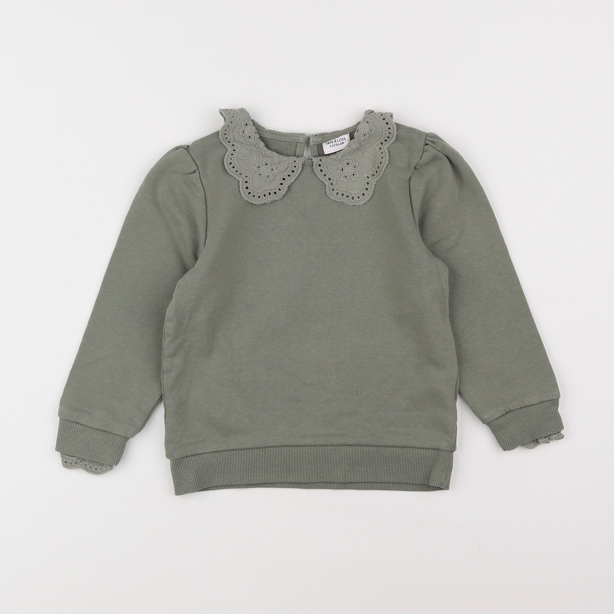 Tape à l'oeil - sweat vert - 4 ans