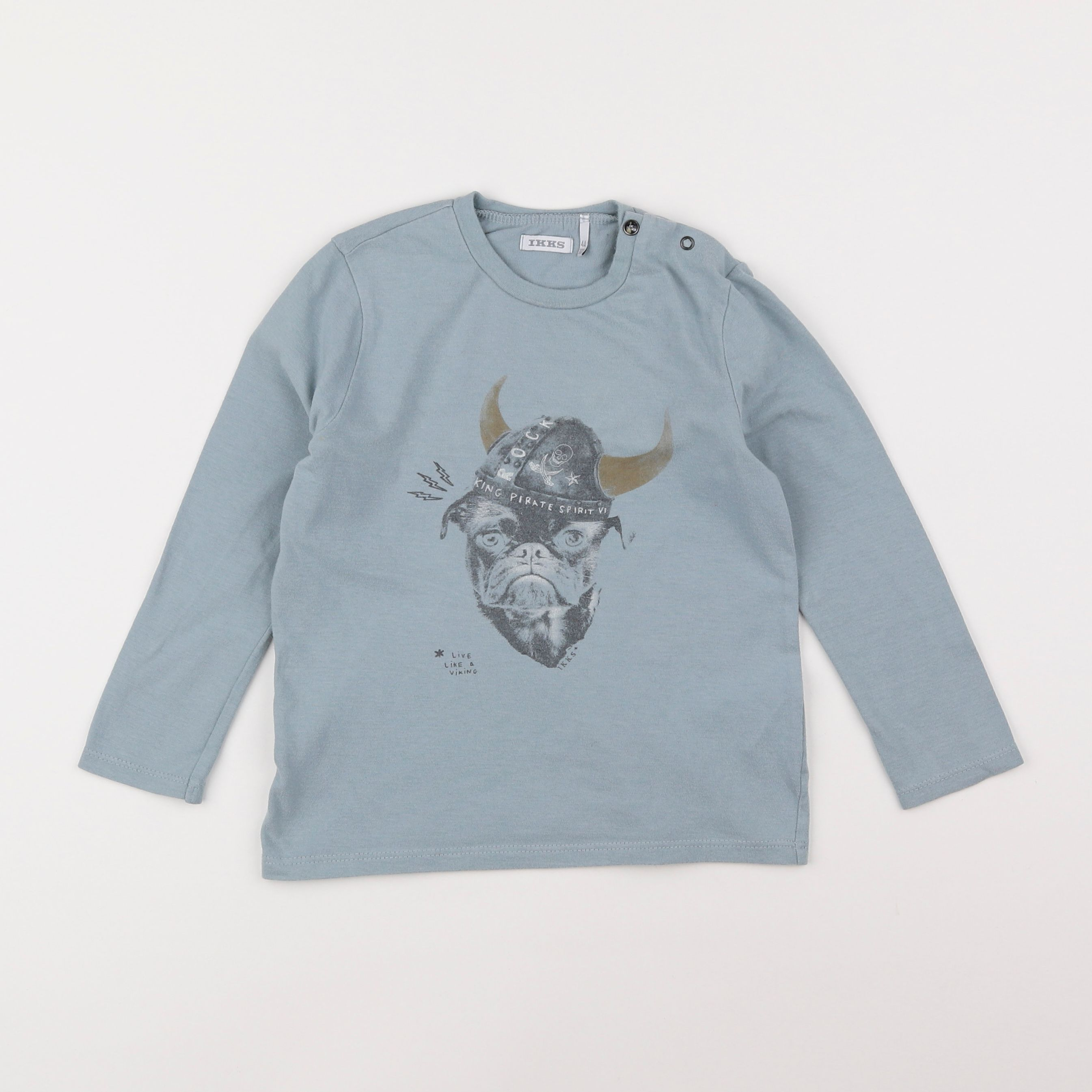 IKKS - tee-shirt gris - 4 ans