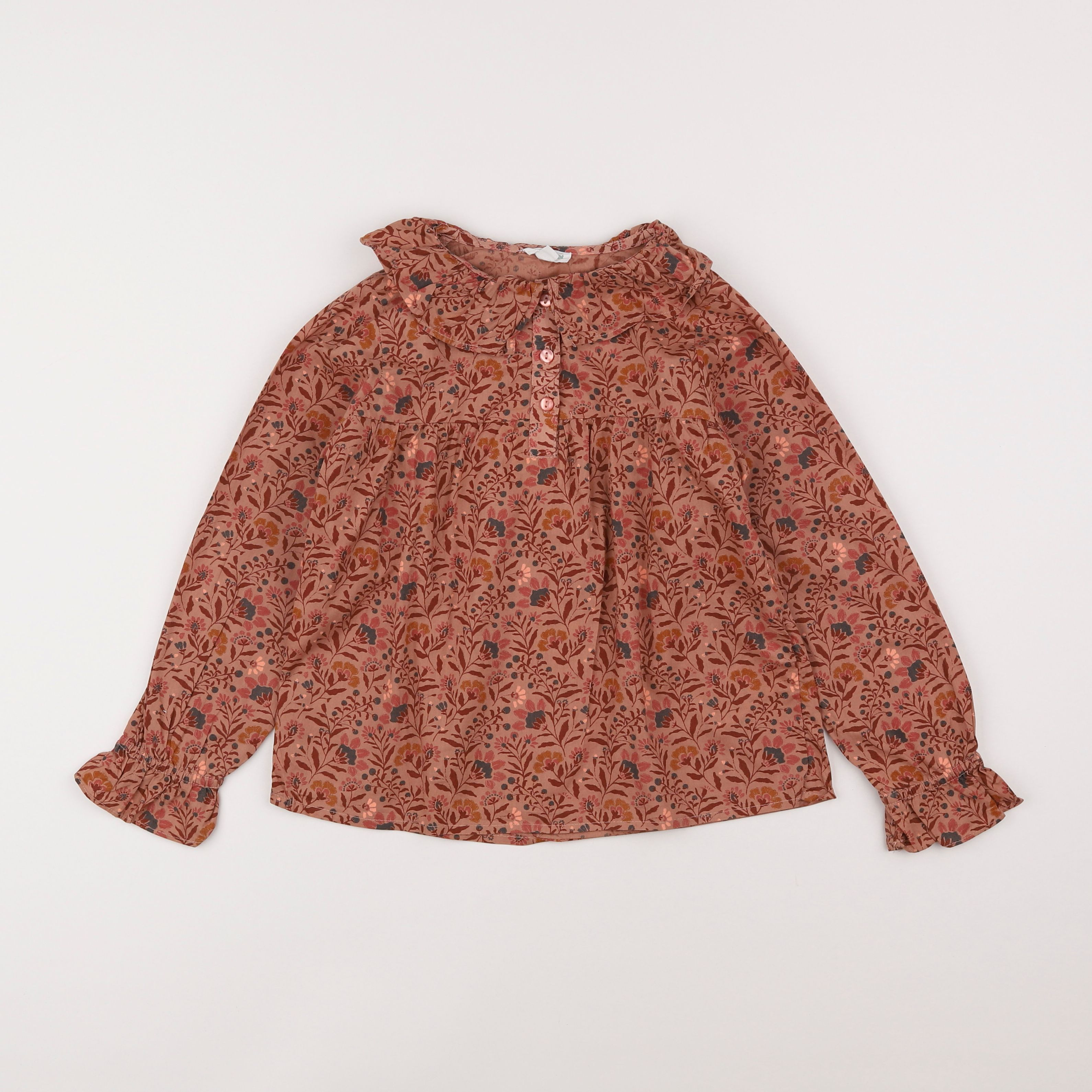 Vertbaudet - blouse multicolore - 7 ans