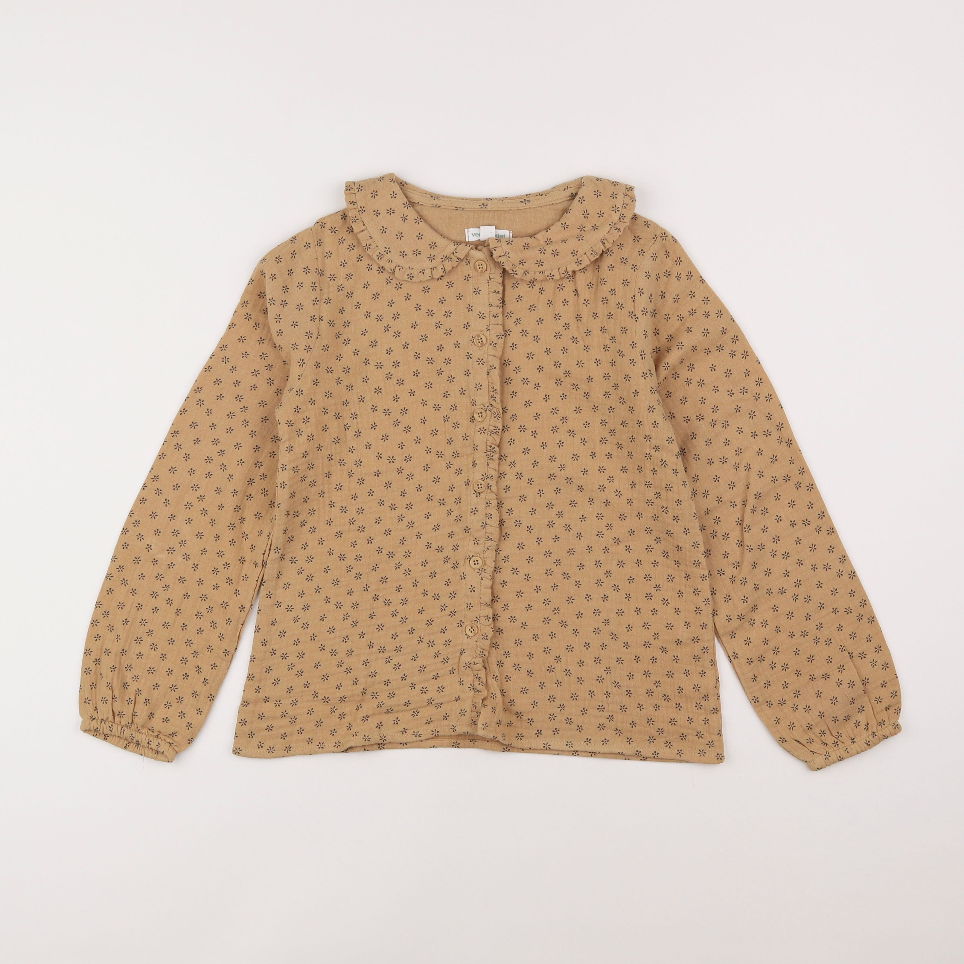 Vertbaudet - blouse jaune - 8 ans