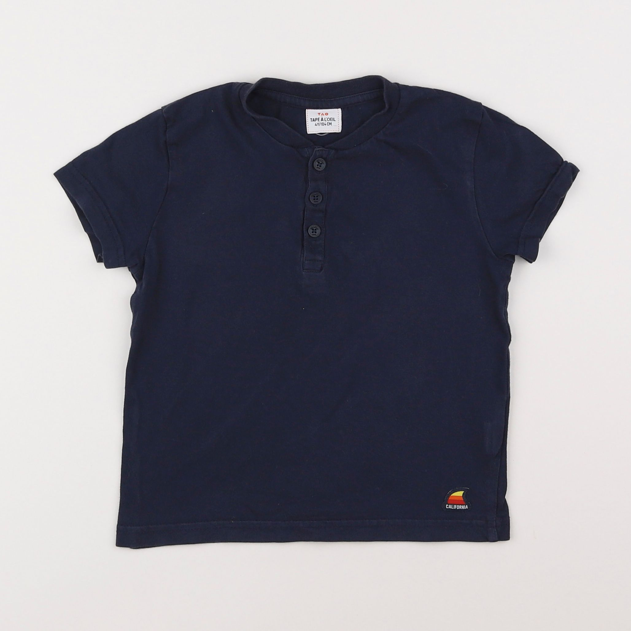 Tape à l'oeil - tee-shirt bleu - 4 ans