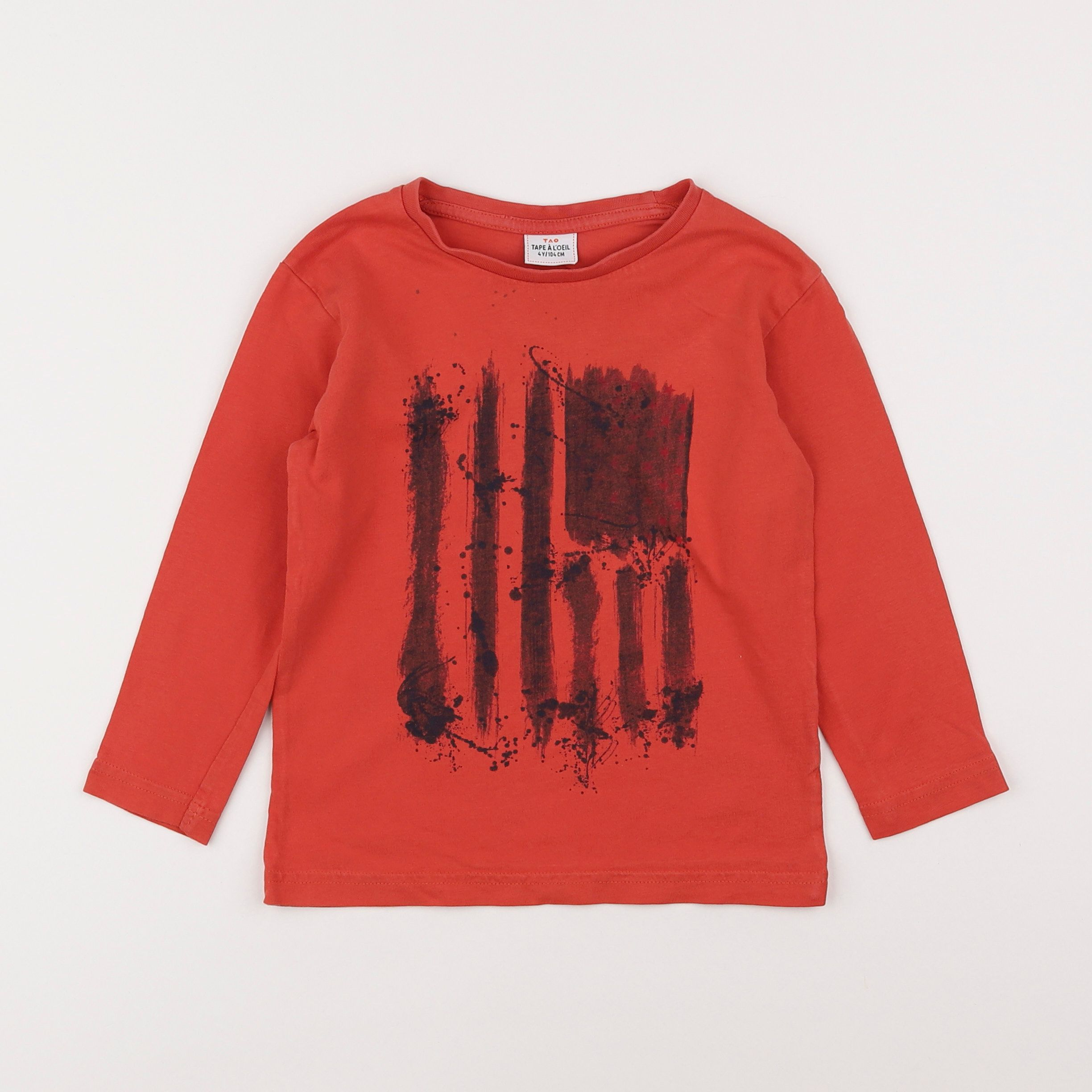 Tape à l'oeil - tee-shirt rouge - 4 ans