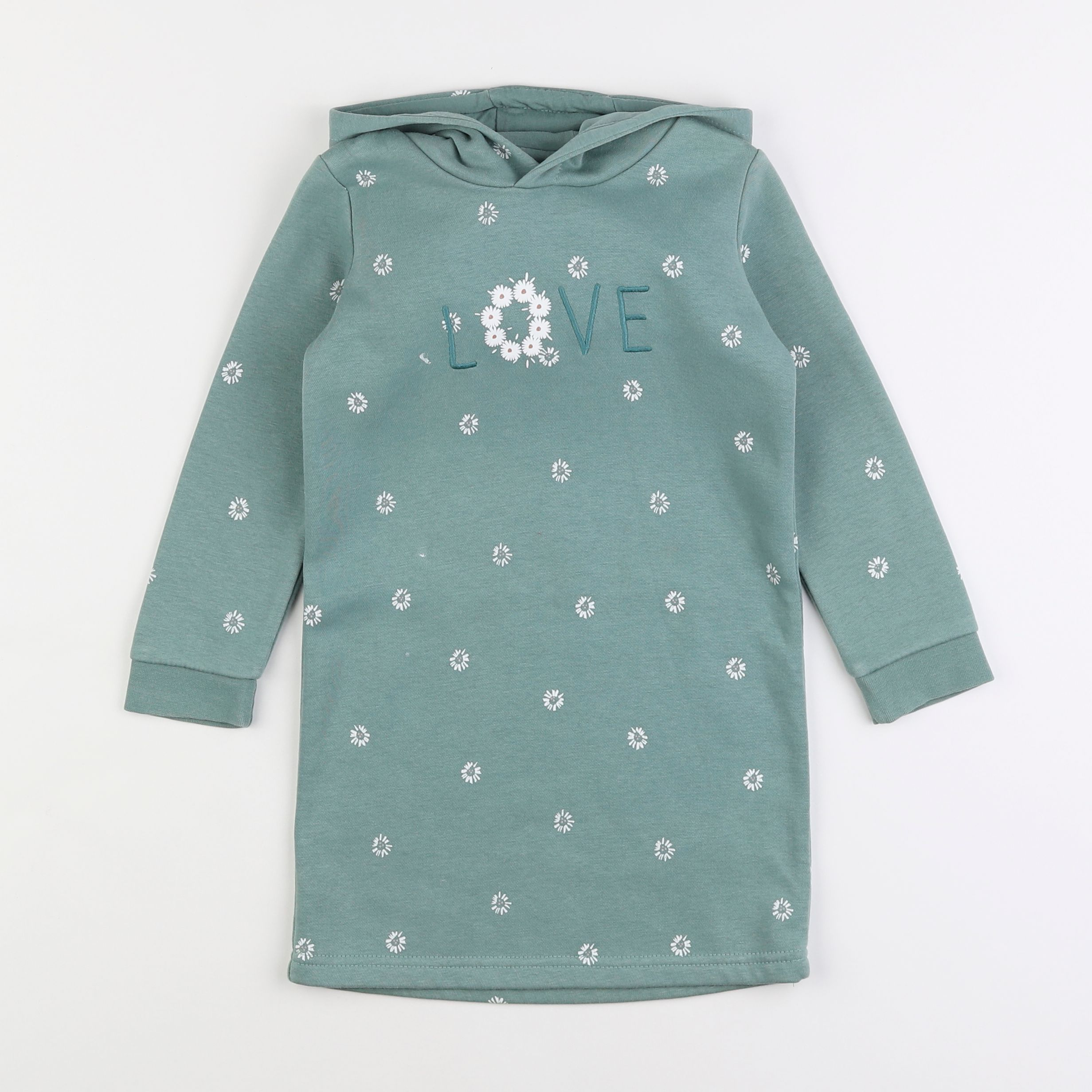 Vertbaudet - robe vert - 4 ans