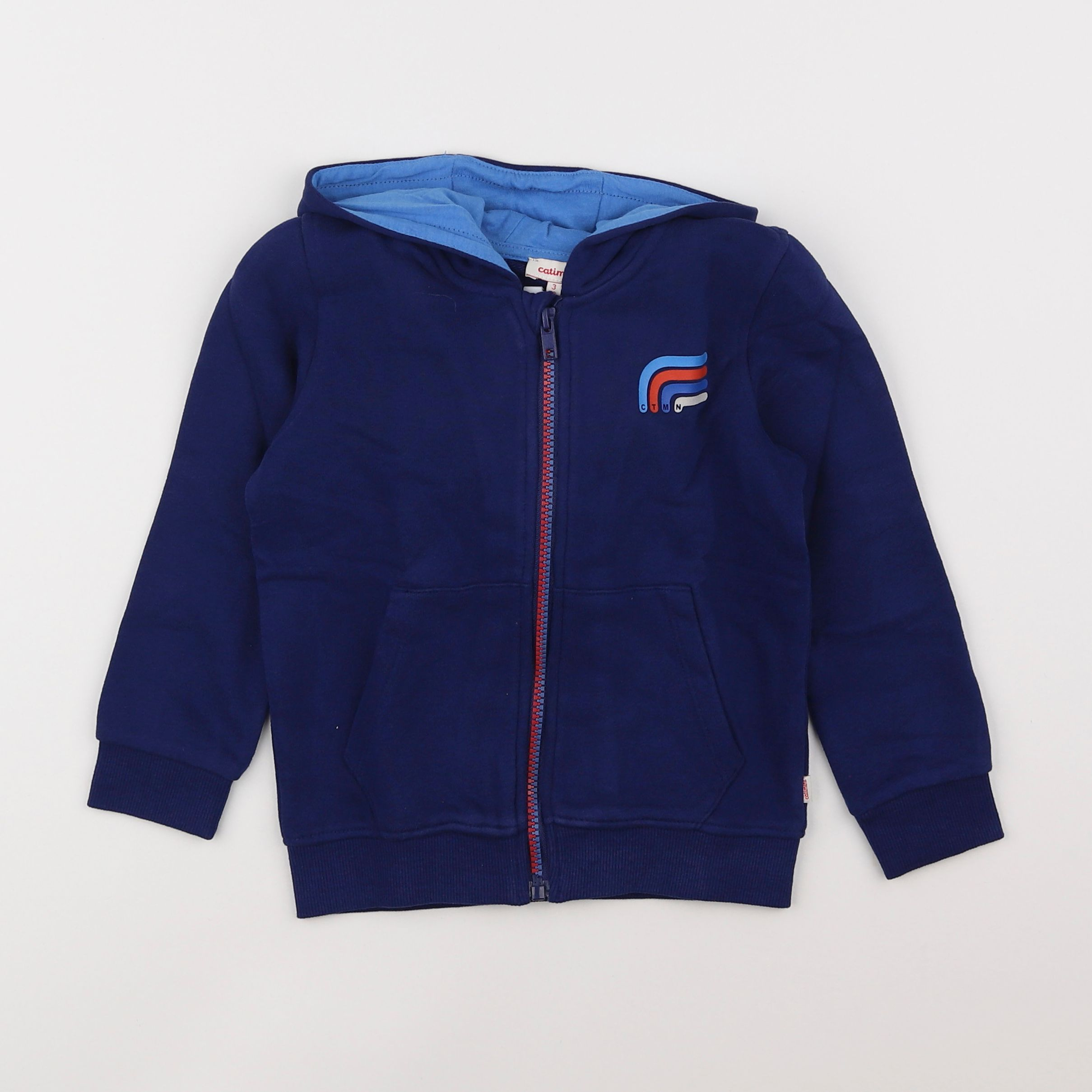 Catimini - sweat bleu - 3 ans