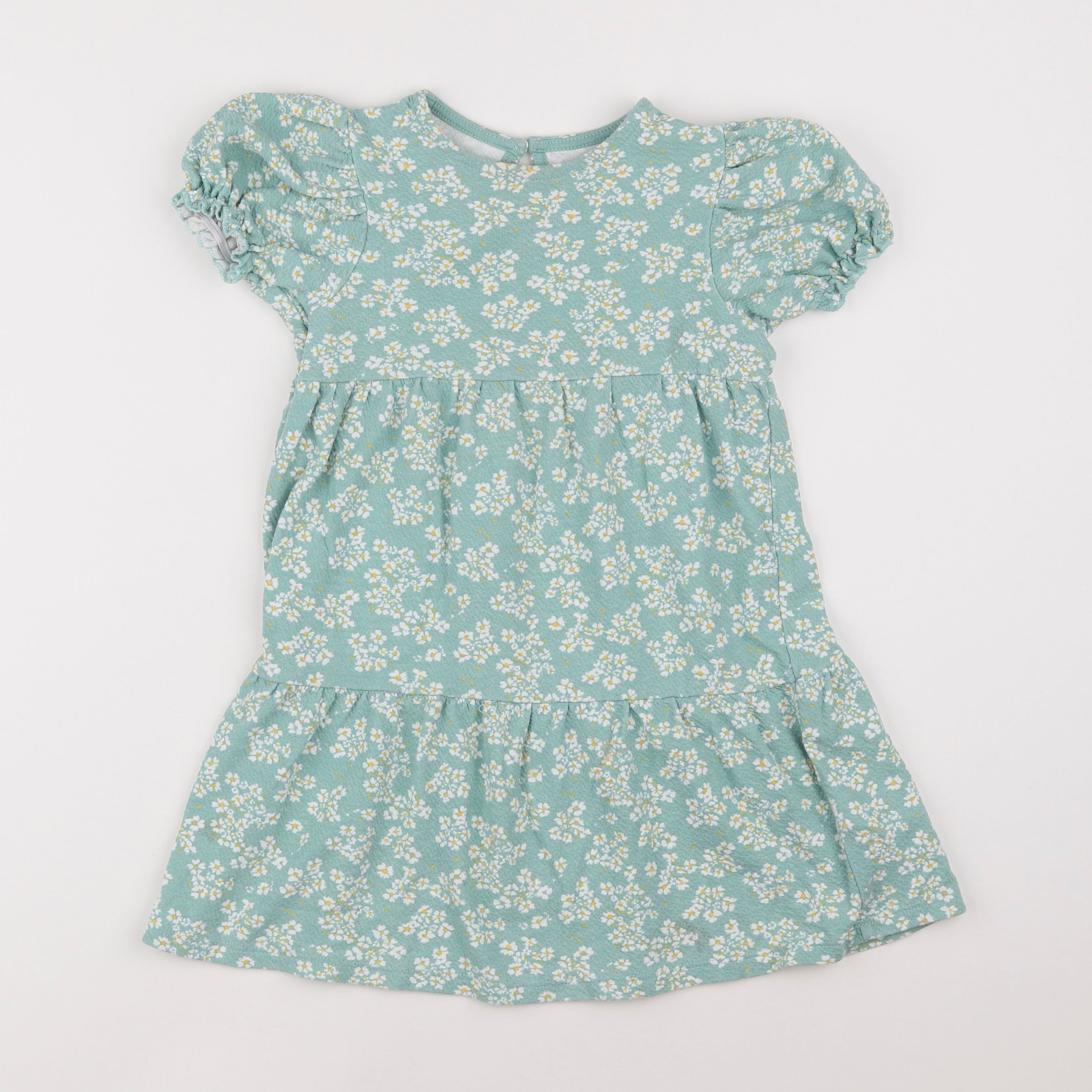 Vertbaudet - robe vert - 4 ans