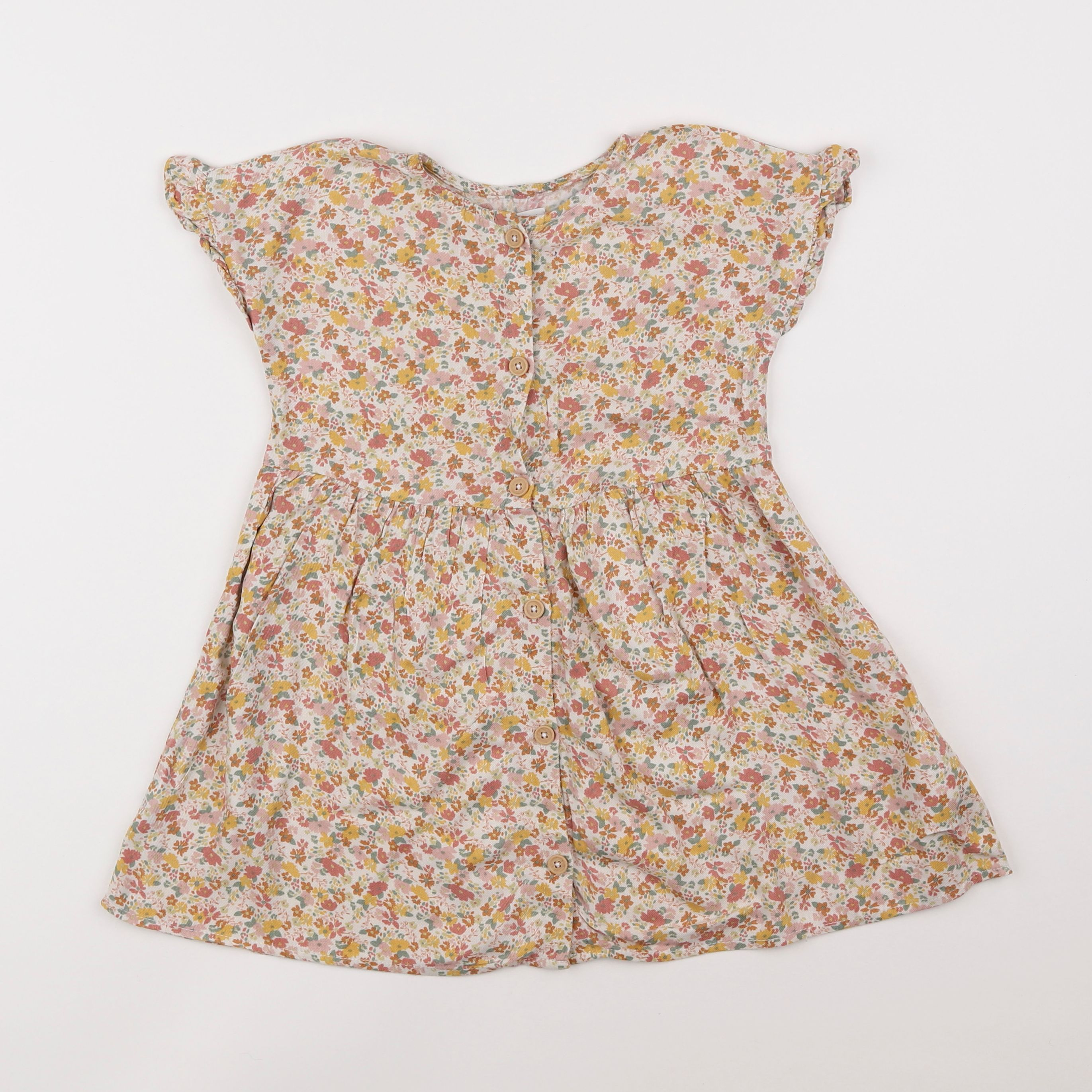 Vertbaudet - robe multicolore - 4 ans