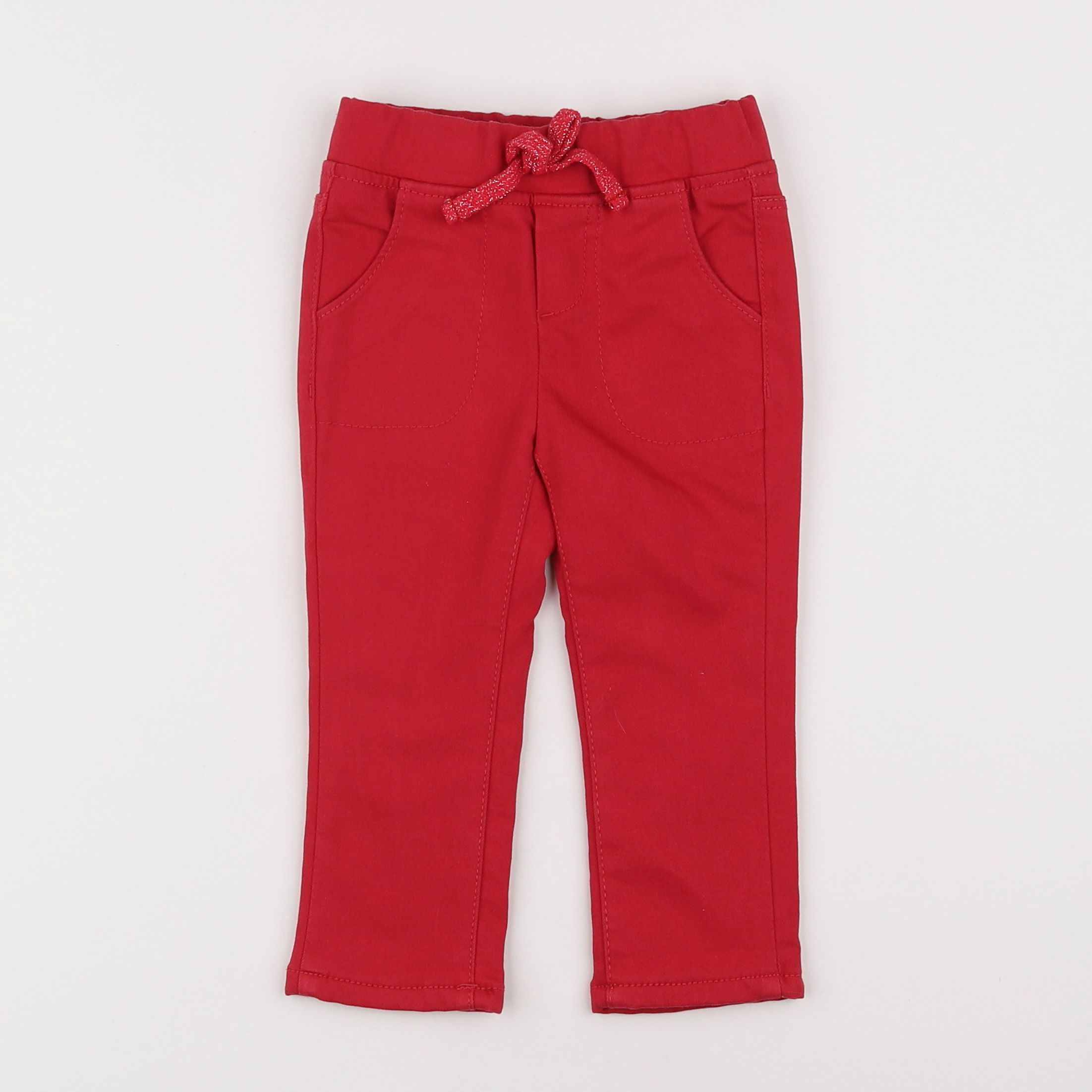 Vertbaudet - pantalon doublé rose - 2 ans