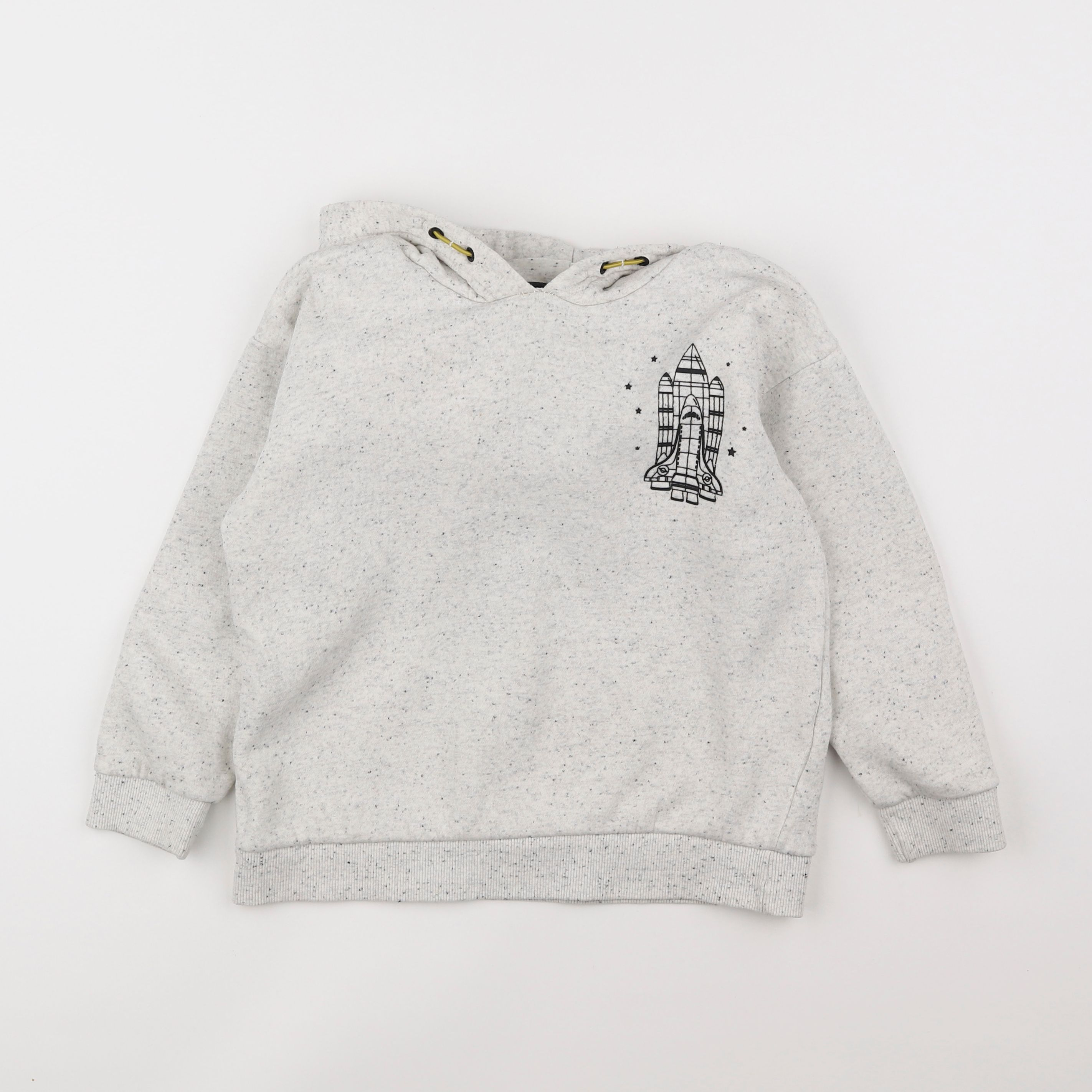 Vertbaudet - sweat blanc - 8 ans