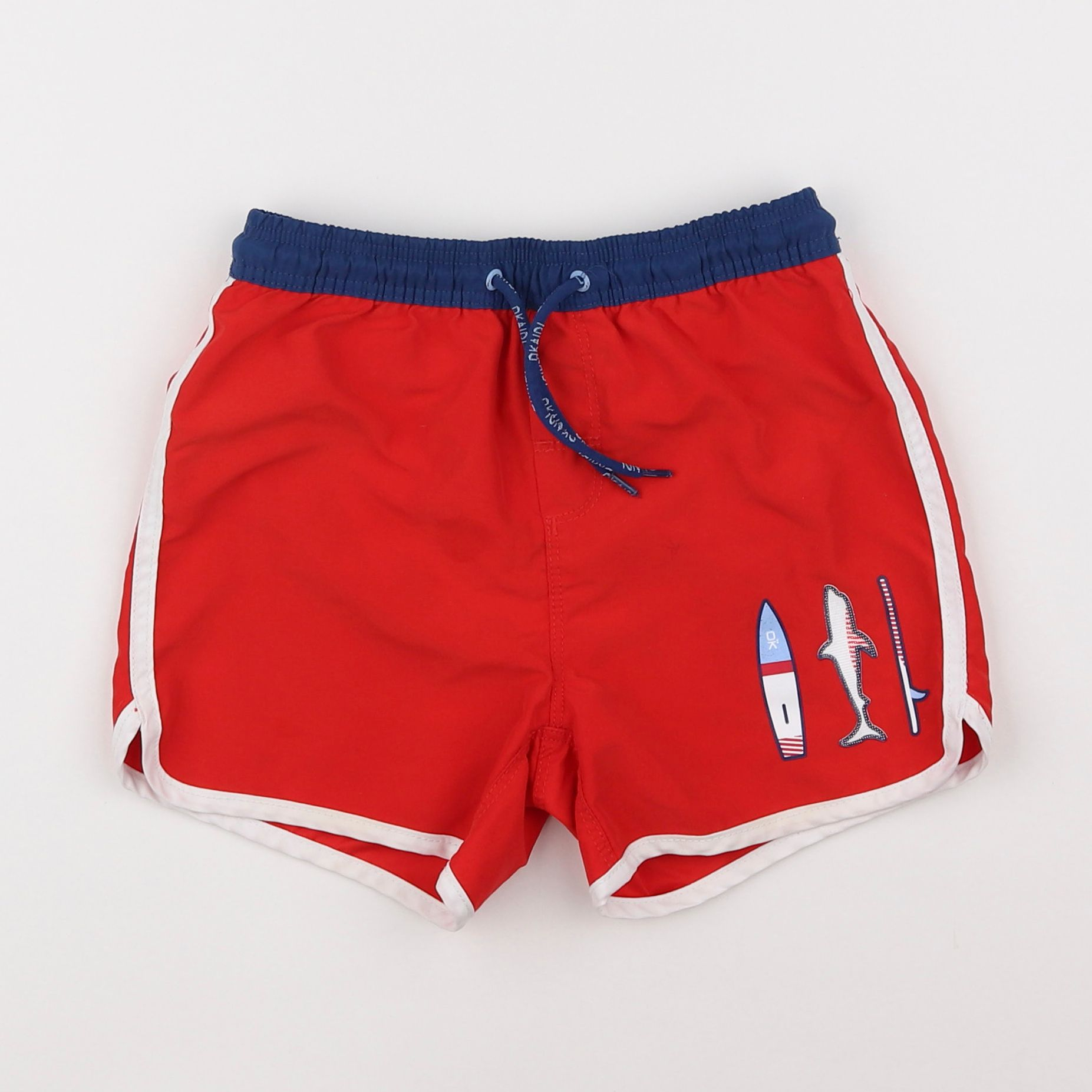 Okaidi - maillot de bain rouge - 6 ans