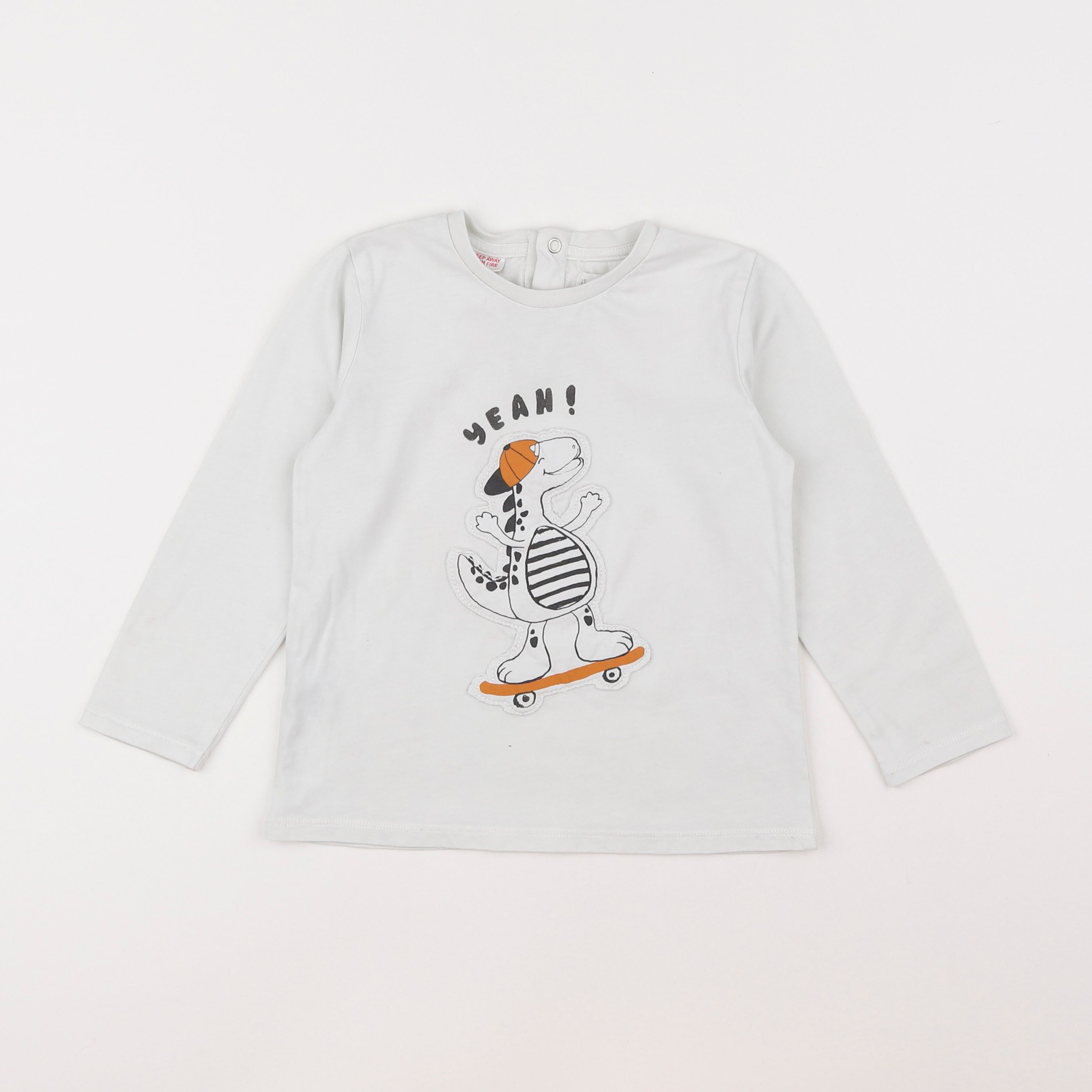 Mango - tee-shirt blanc - 3/4 ans