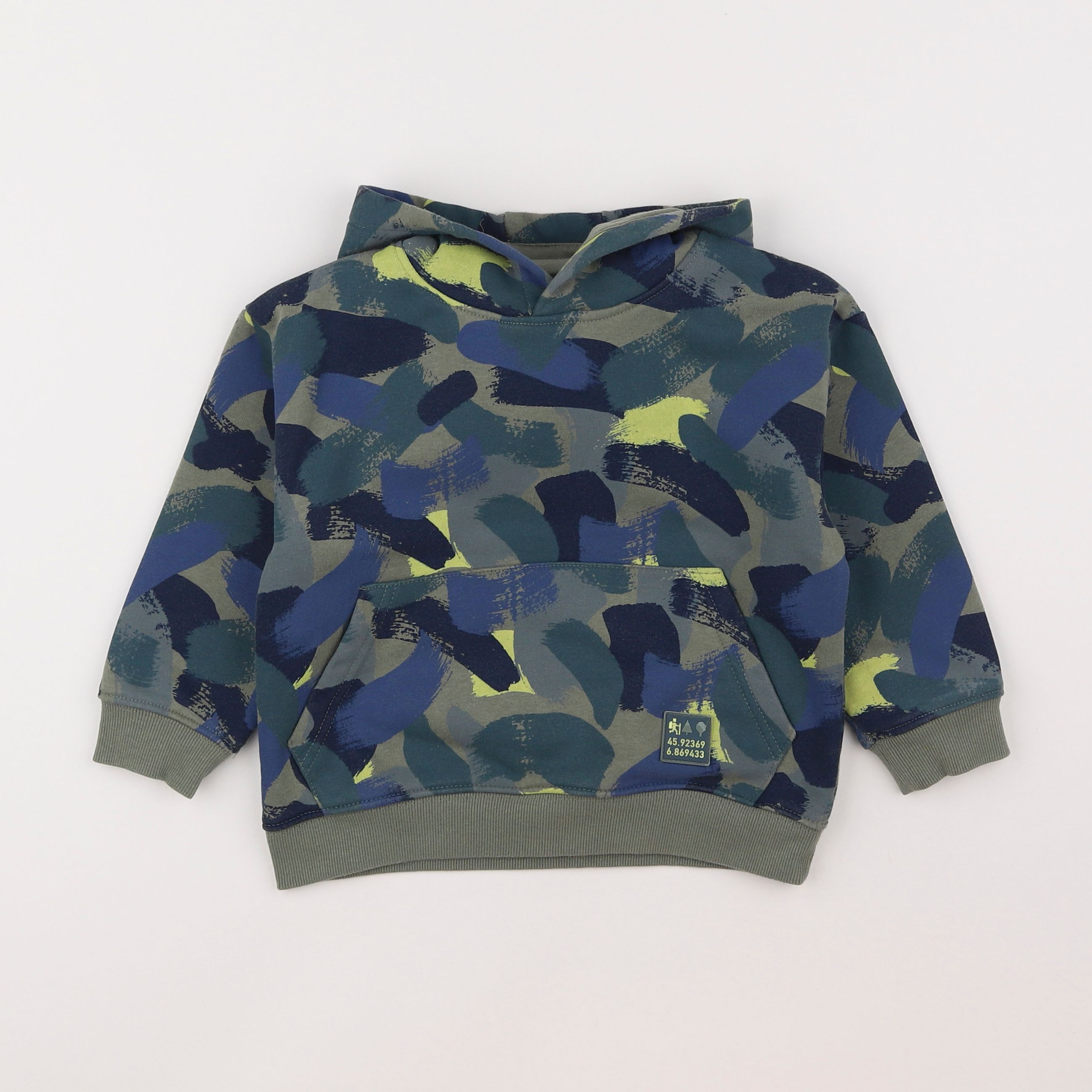 Vertbaudet - sweat multicolore - 4 ans