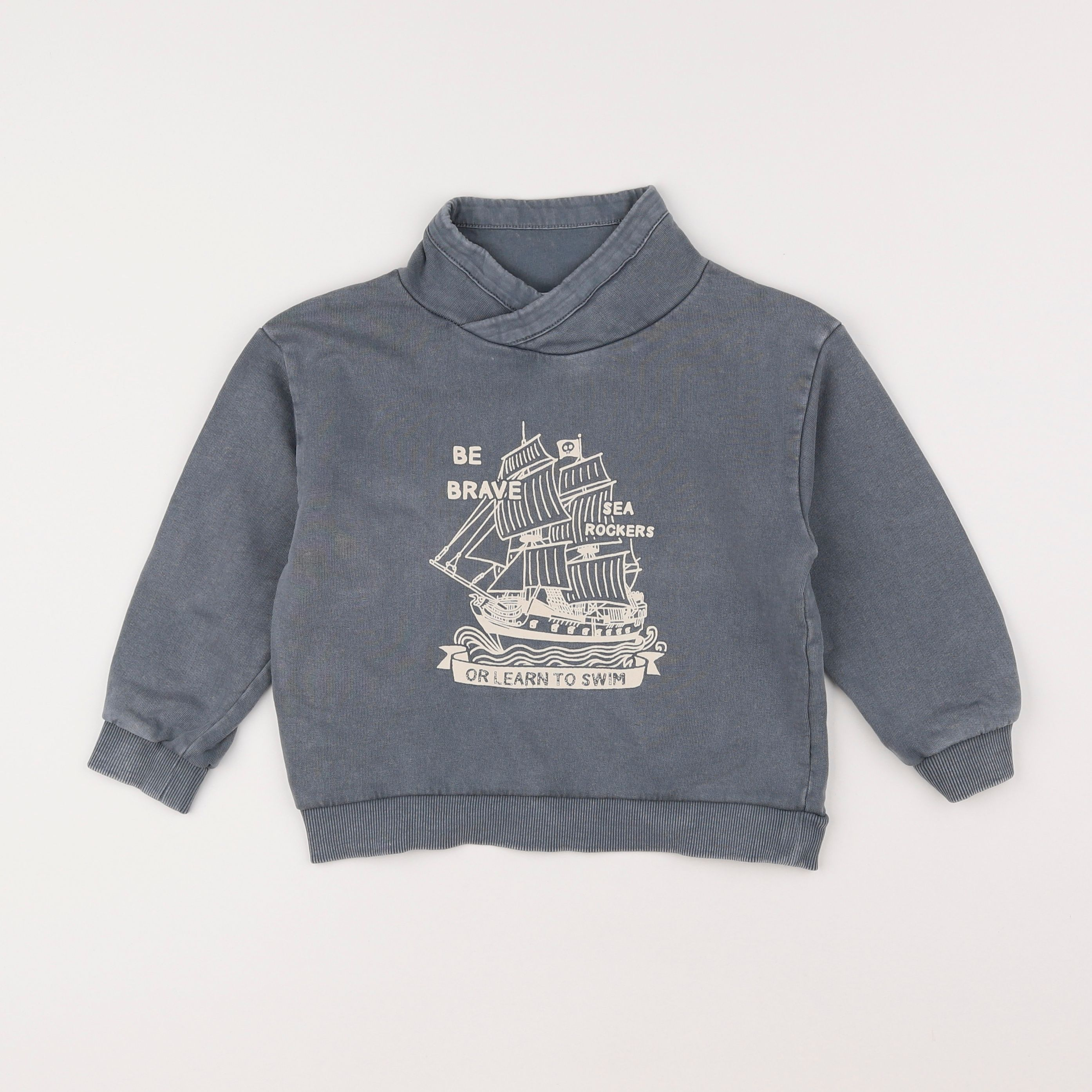 Vertbaudet - sweat gris - 4 ans