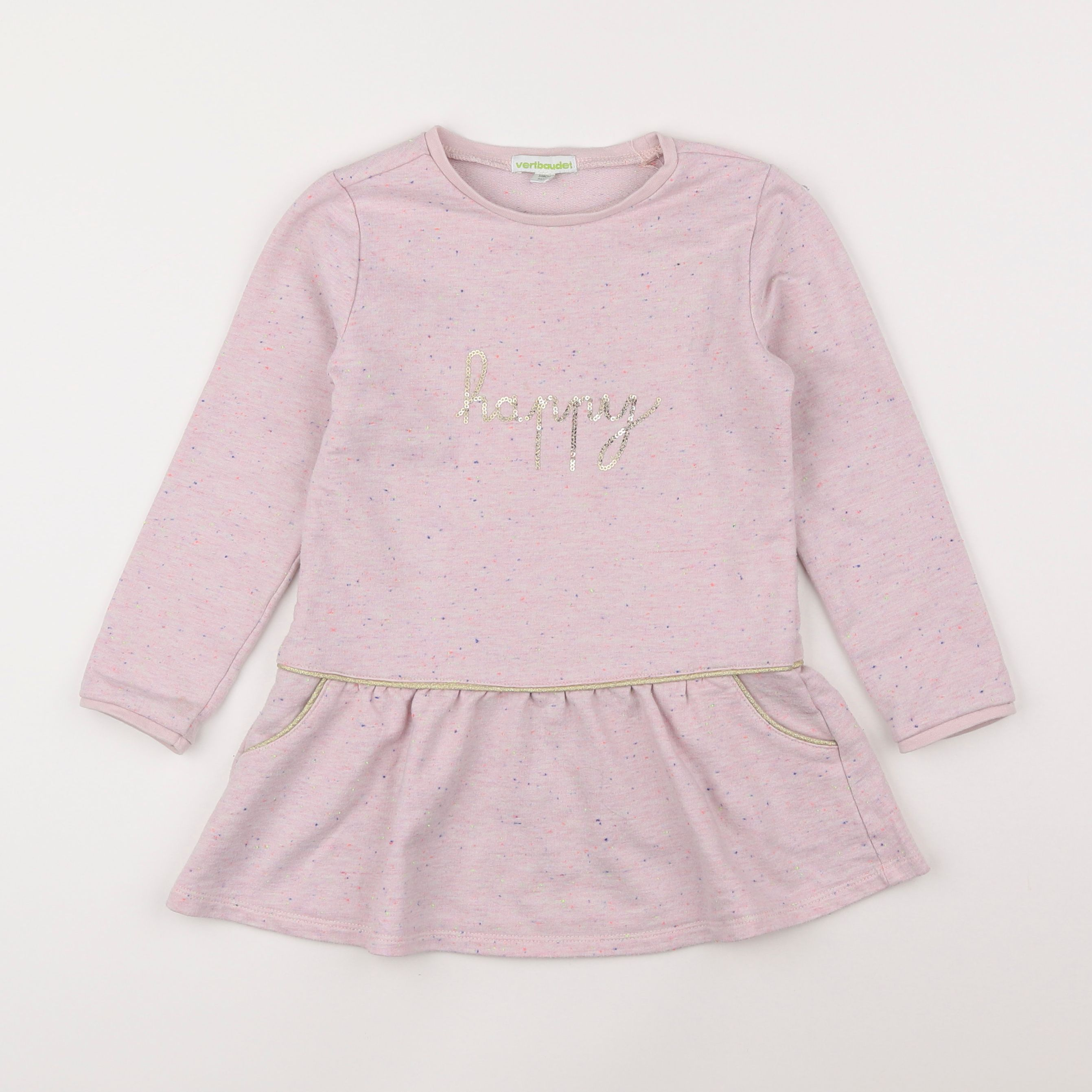 Vertbaudet - robe rose - 5 ans