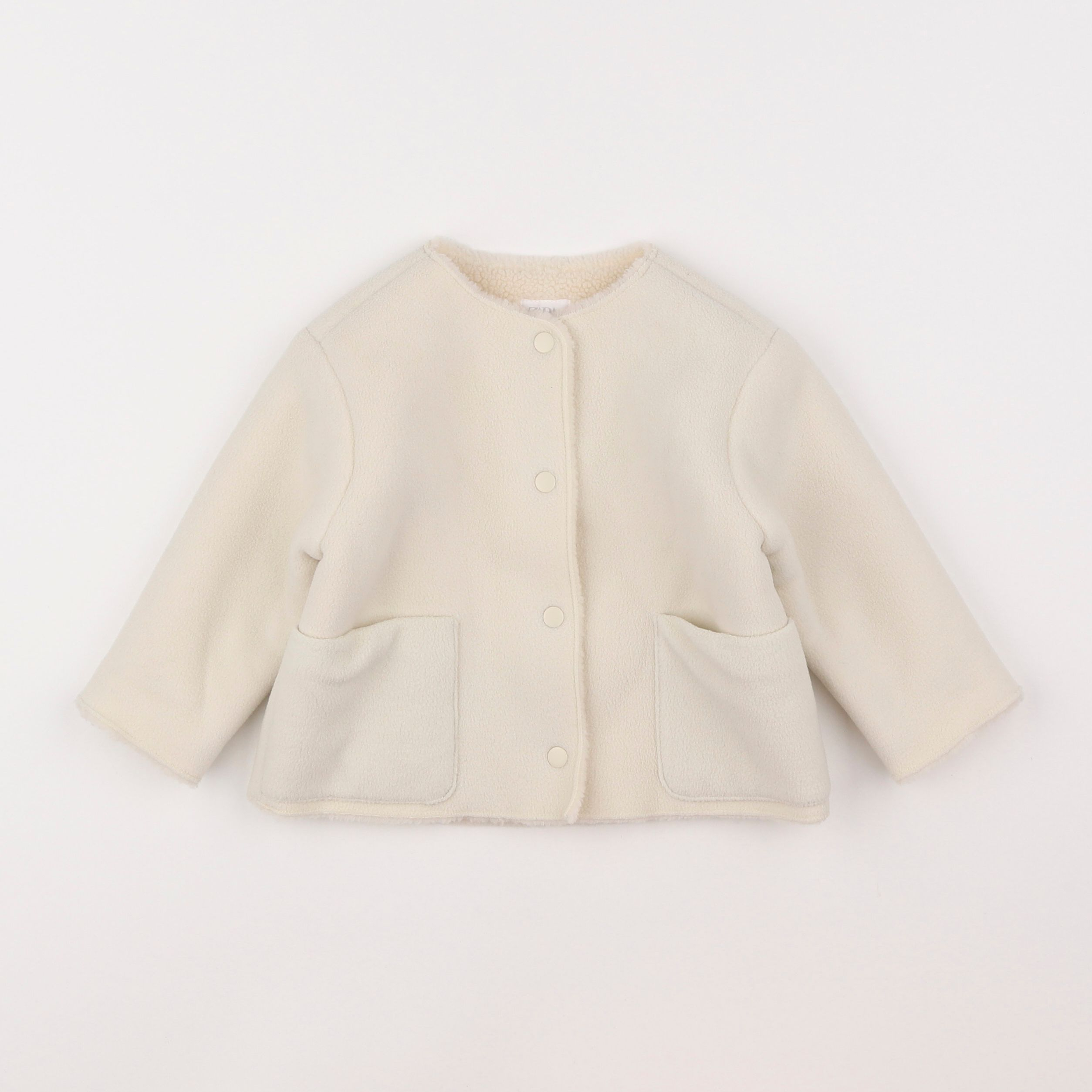 Zara - veste beige - 6/9 mois