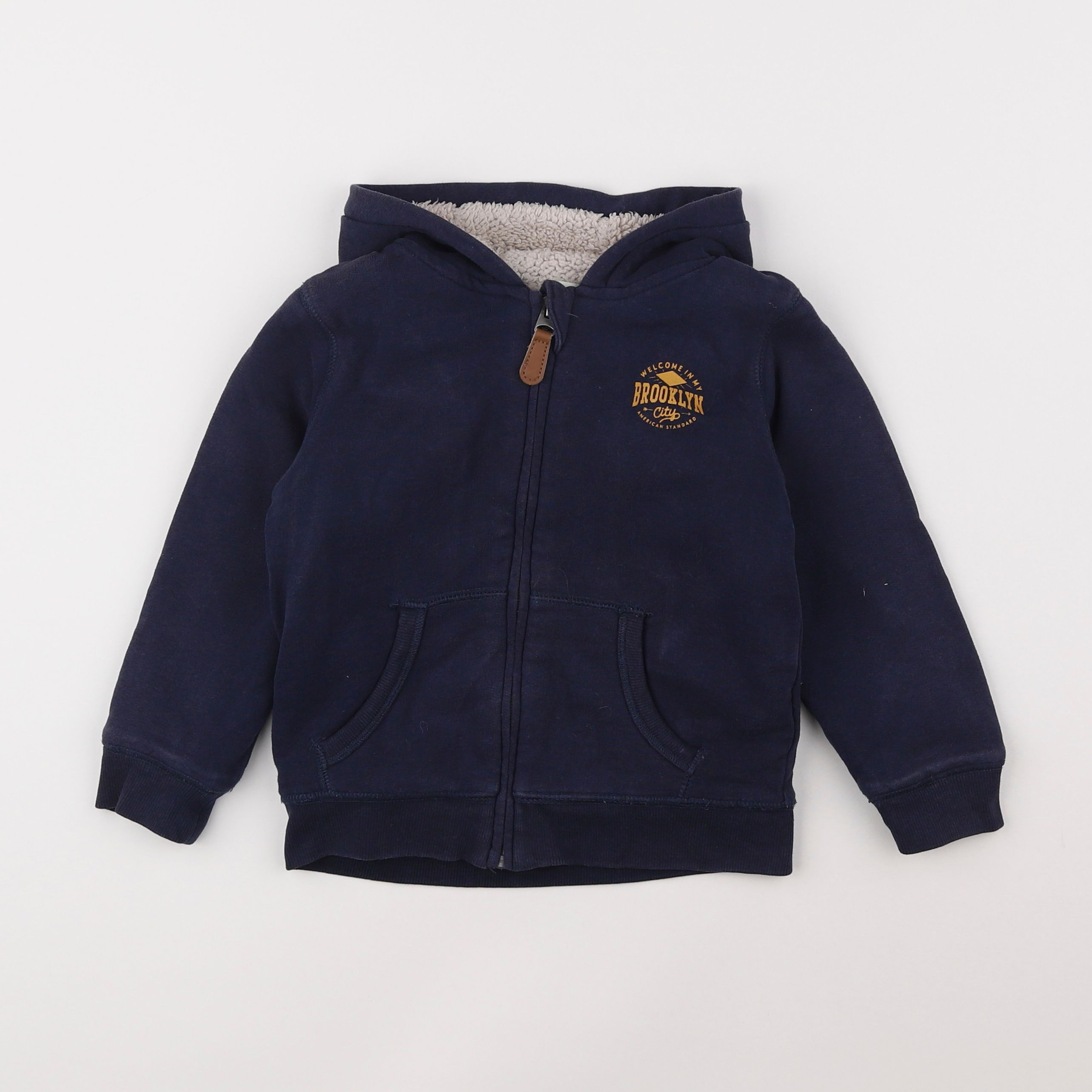 Vertbaudet - sweat bleu - 4 ans