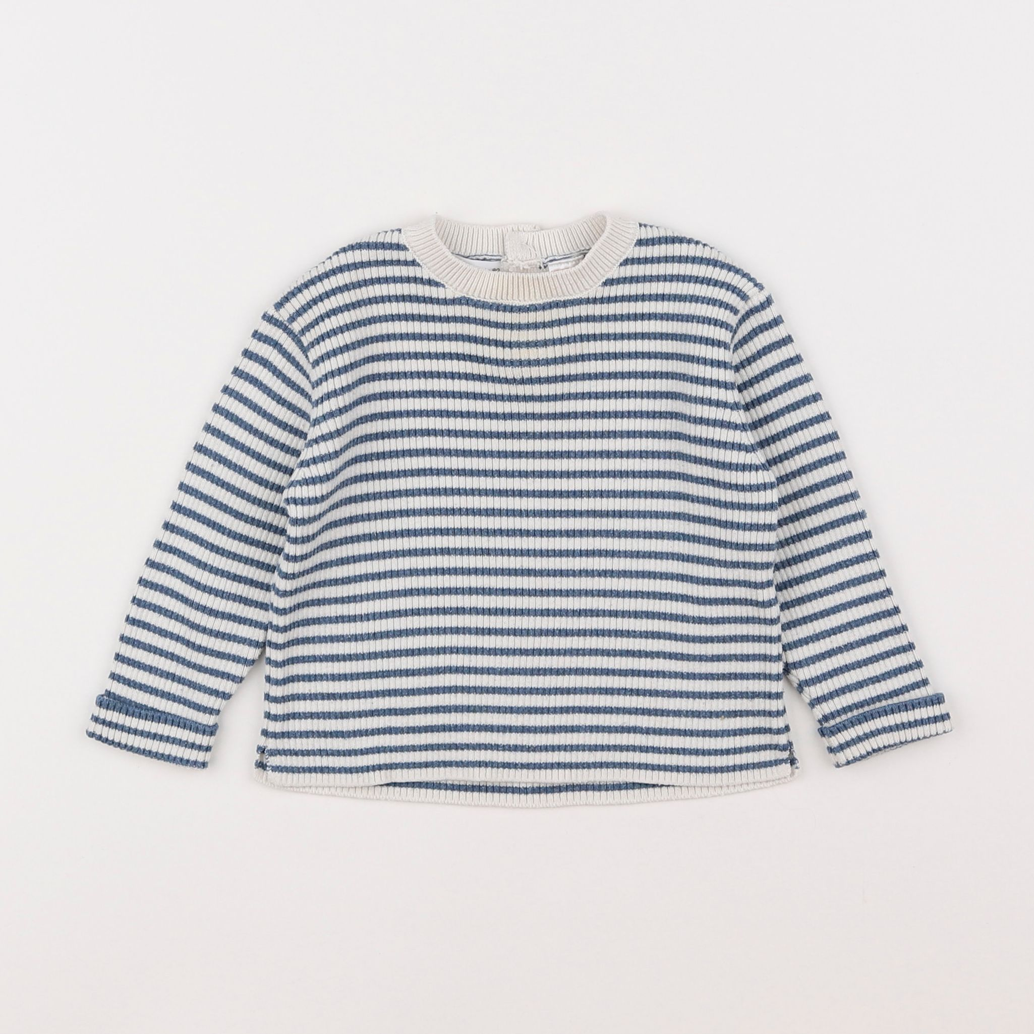 Zara - pull bleu - 9/12 mois