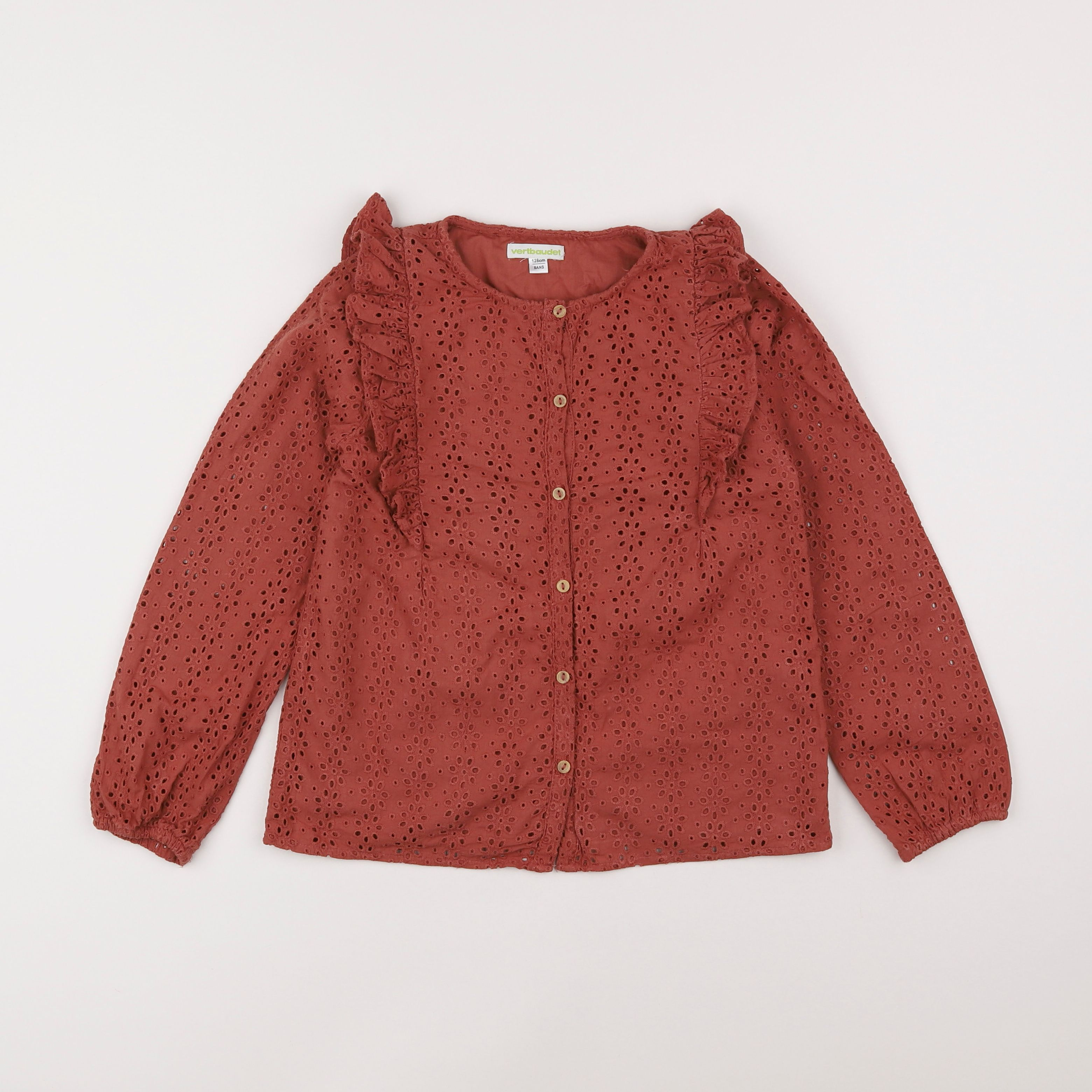 Vertbaudet - blouse rose - 8 ans