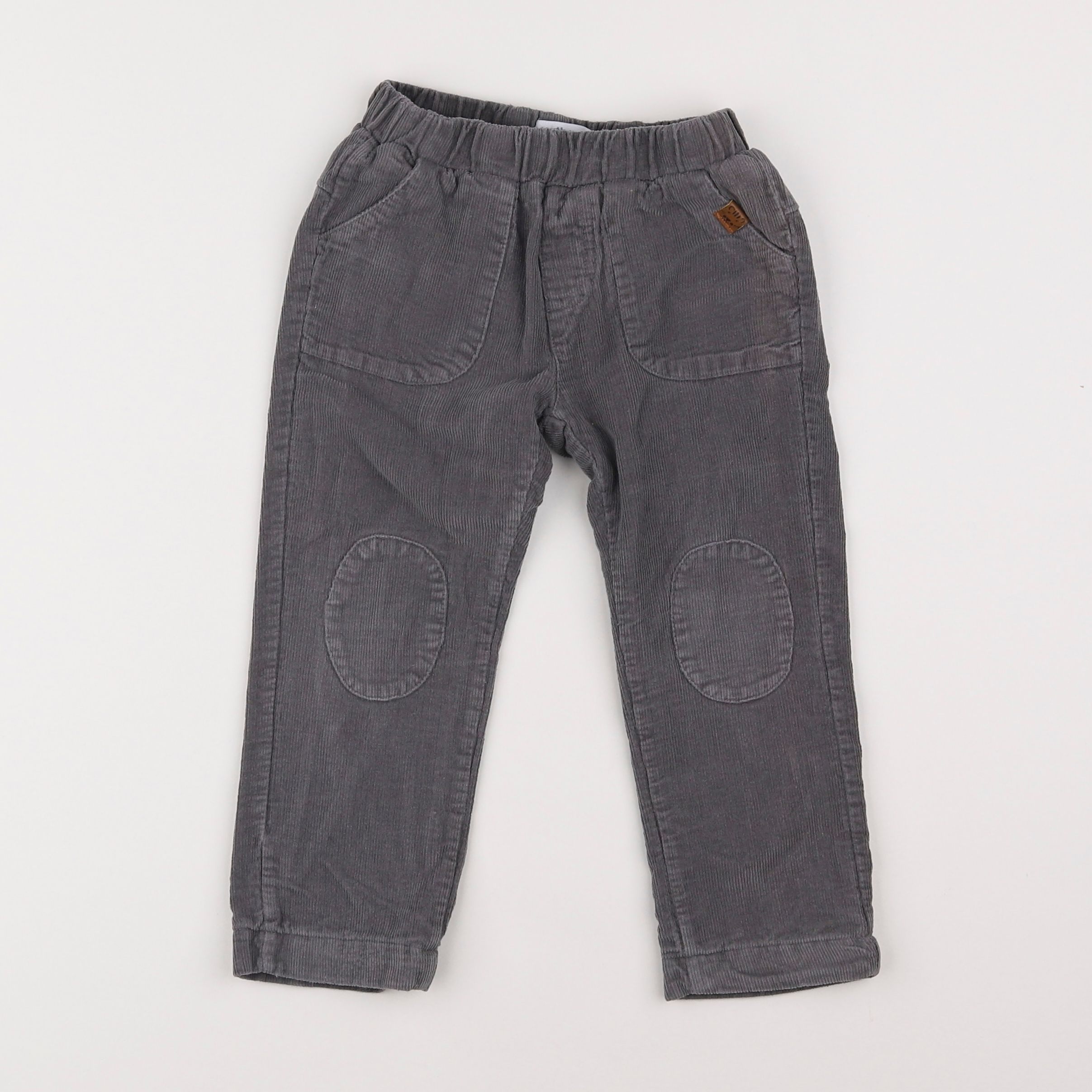 Vertbaudet - pantalon gris - 2 ans