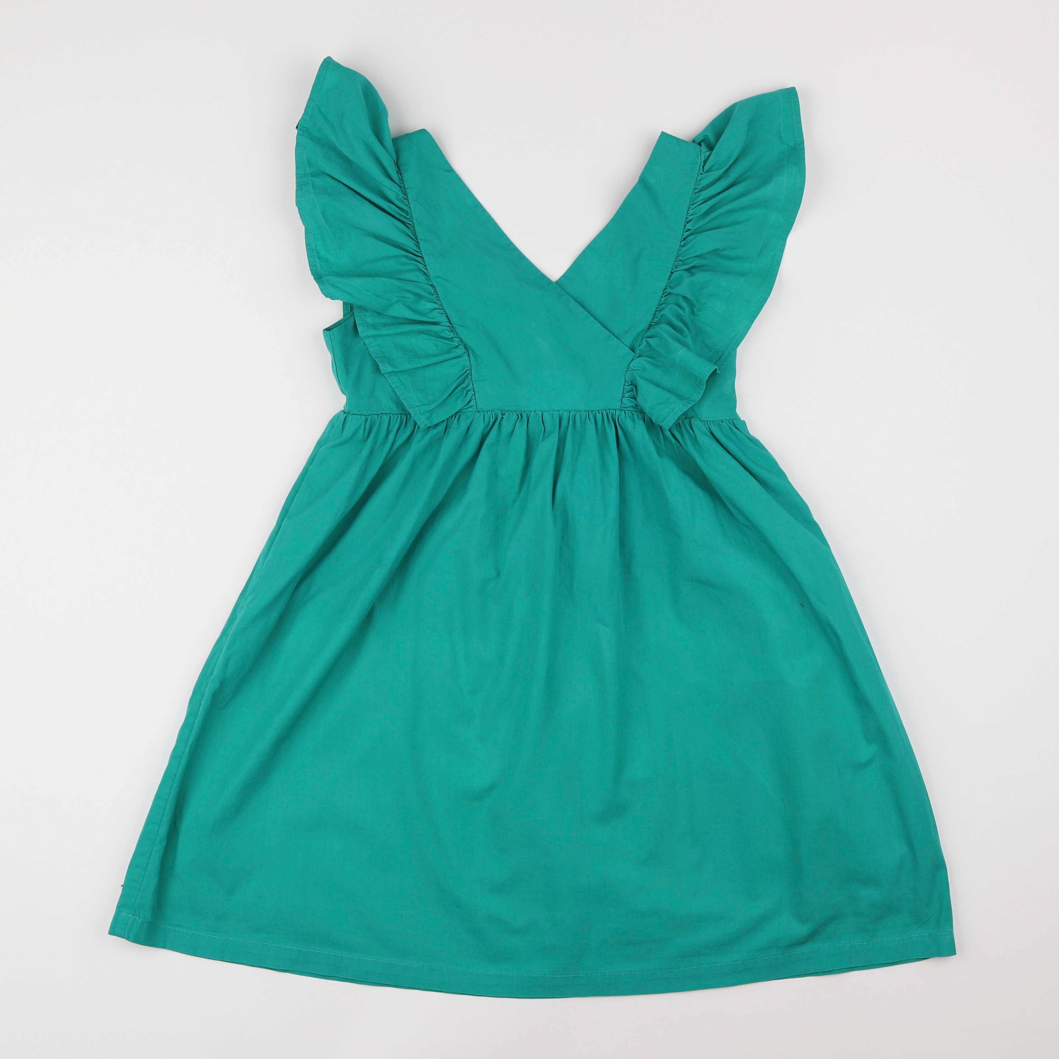 Vertbaudet - robe vert - 10 ans