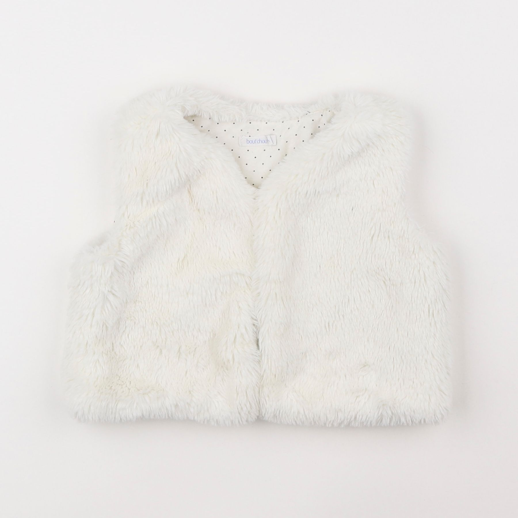 Boutchou - gilet blanc - 2 ans