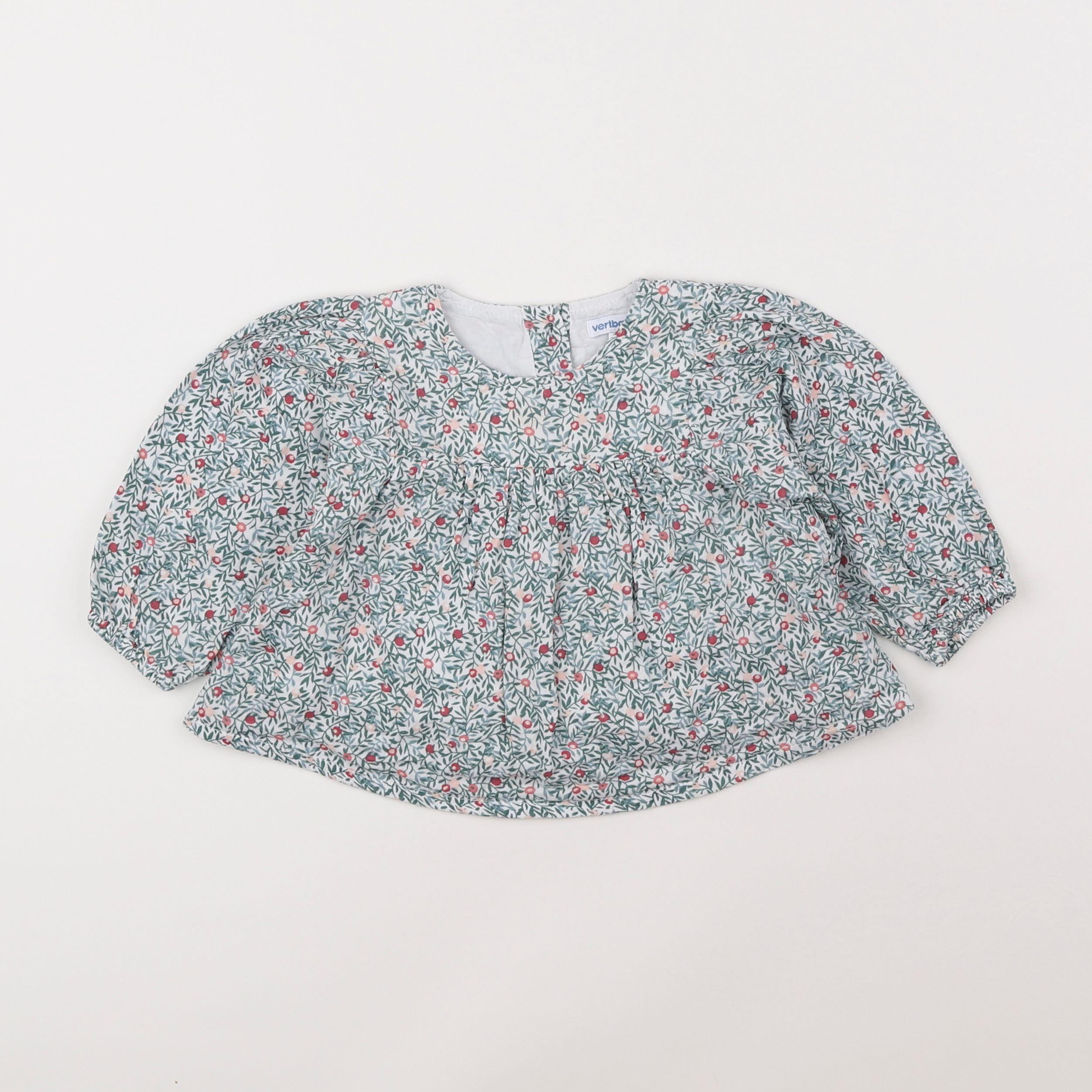 Vertbaudet - blouse multicolore - 12 mois