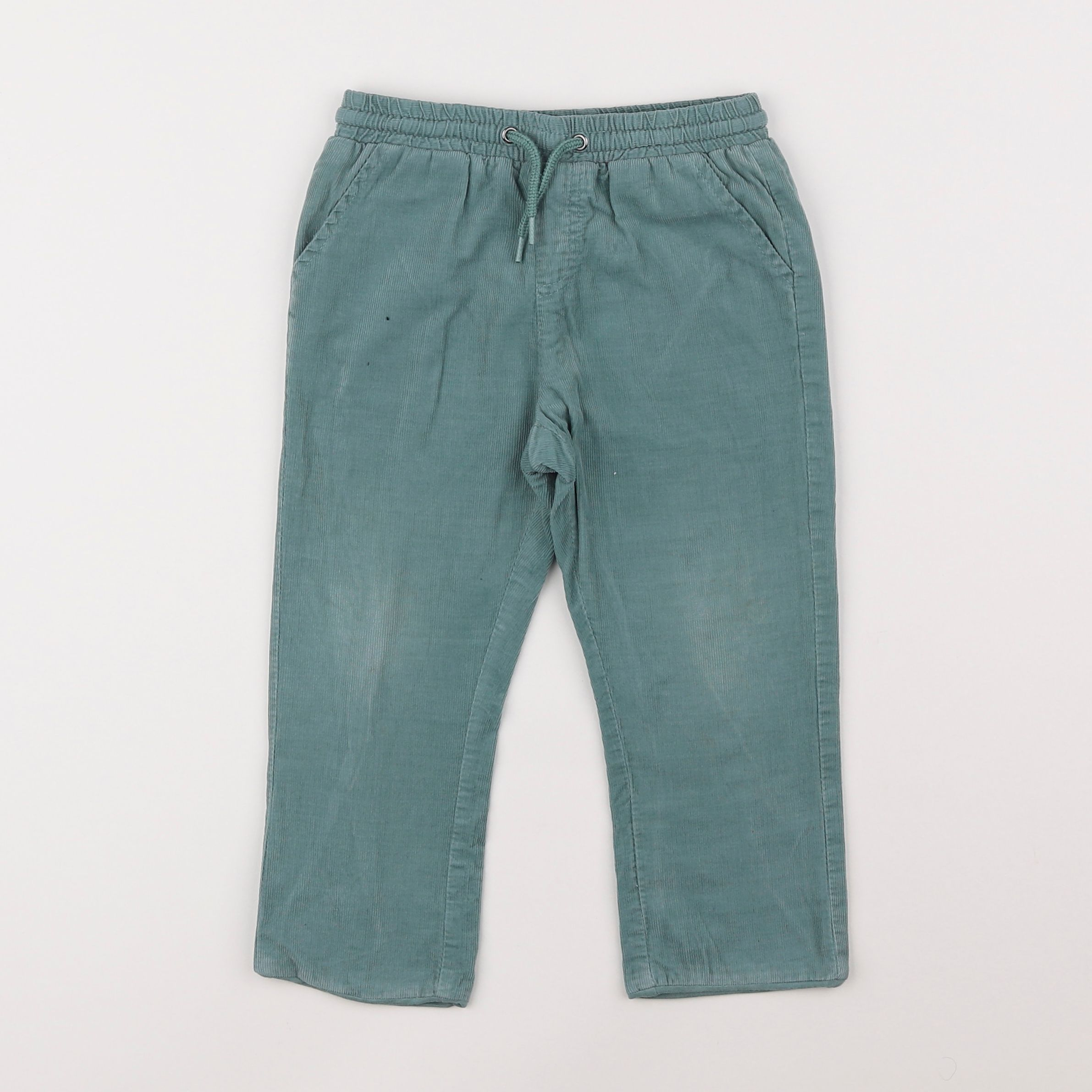 Vertbaudet - pantalon vert - 2 ans