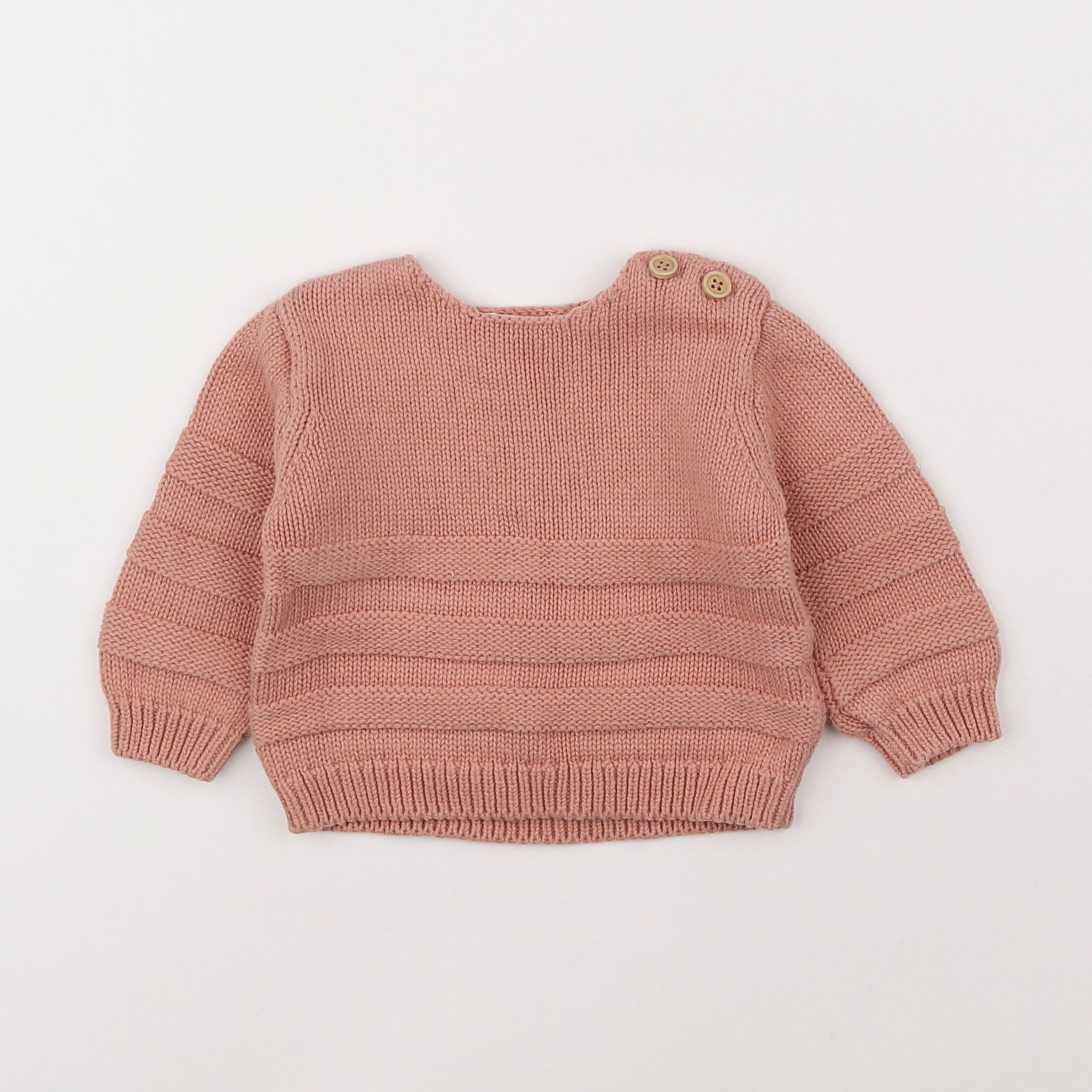 Boutchou - pull rose - 6 mois